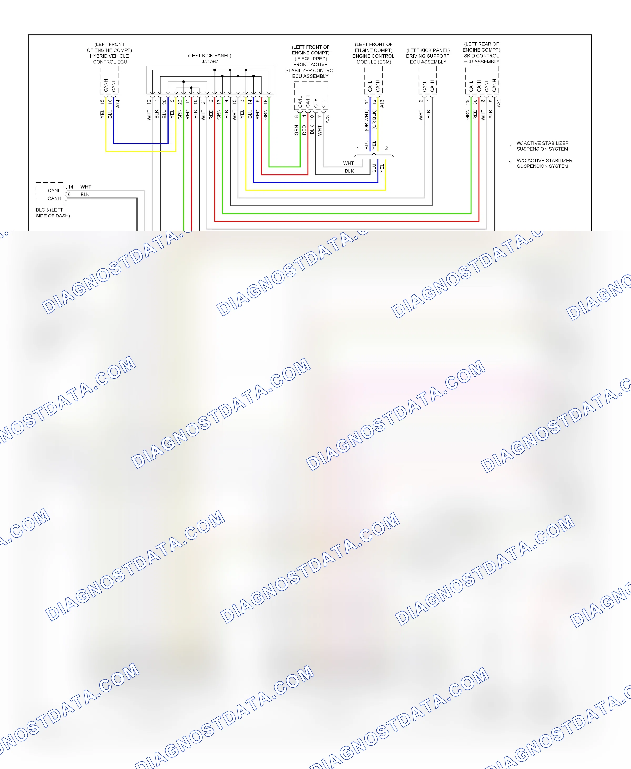 Body control modules — Body control modules circuit — Body control modules circuit (2 of 3). Lexus LS IV (2006-2012)
