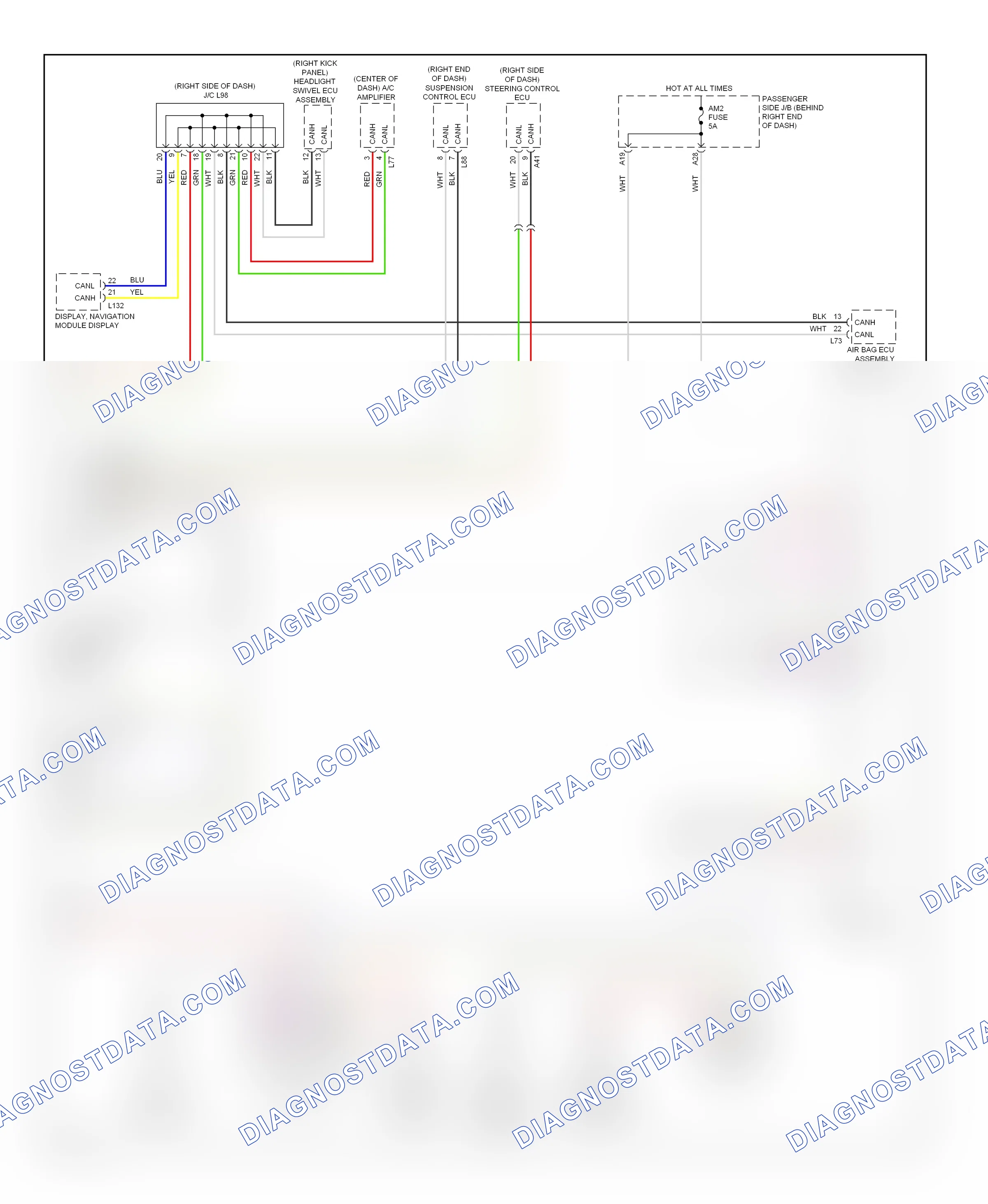 Body control modules — Body control modules circuit — Body control modules circuit (3 of 3). Lexus LS IV (2006-2012)