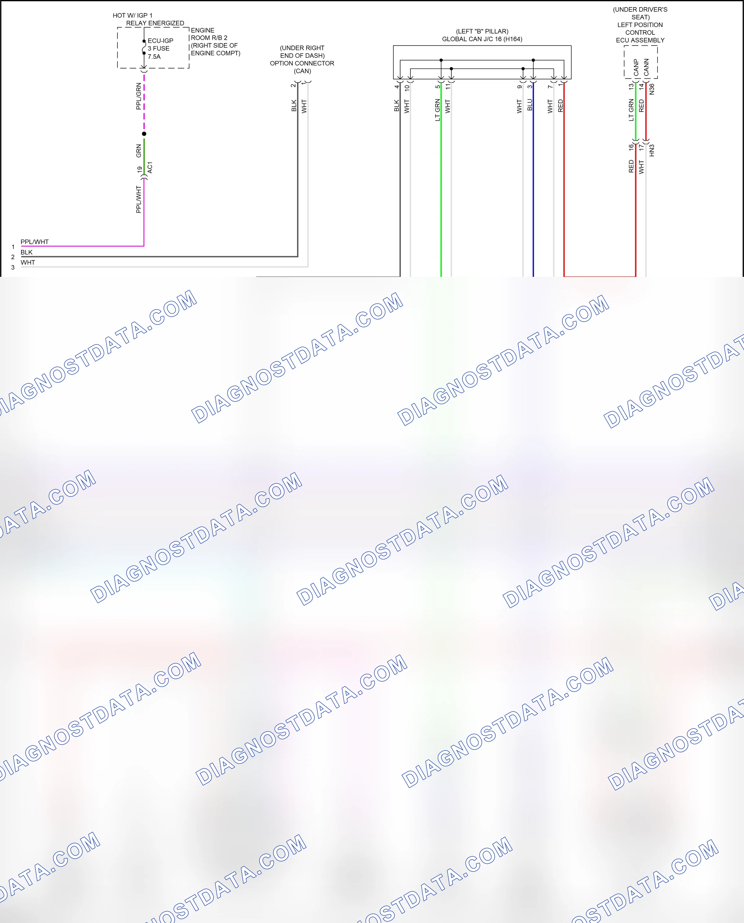 Computer data lines — Computer data lines circuit — Computer data lines circuit (2 of 7). Lexus RX V (2022-2024)