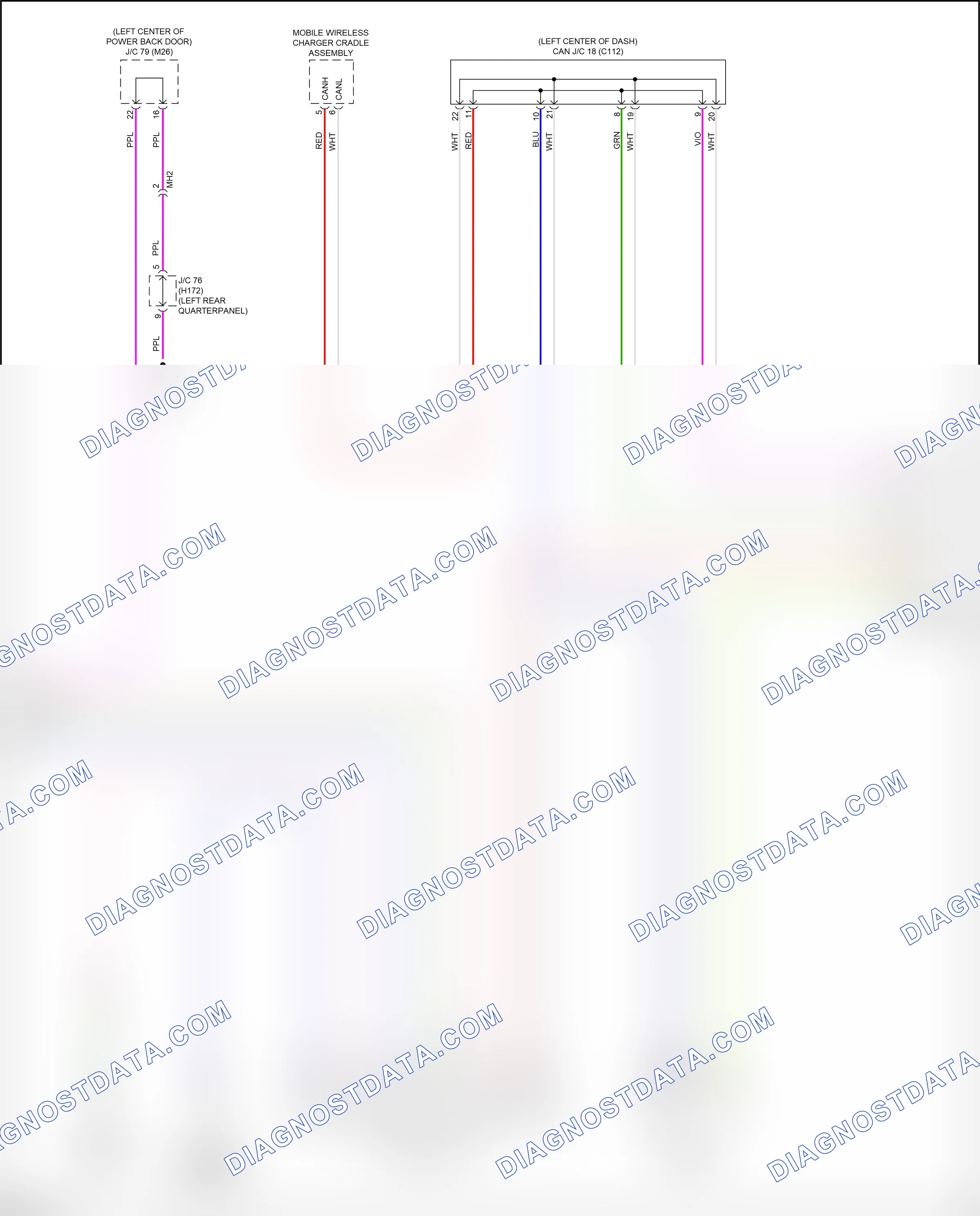 Computer data lines — Computer data lines circuit — Computer data lines circuit (7 of 7). Lexus RX V (2022-2024)