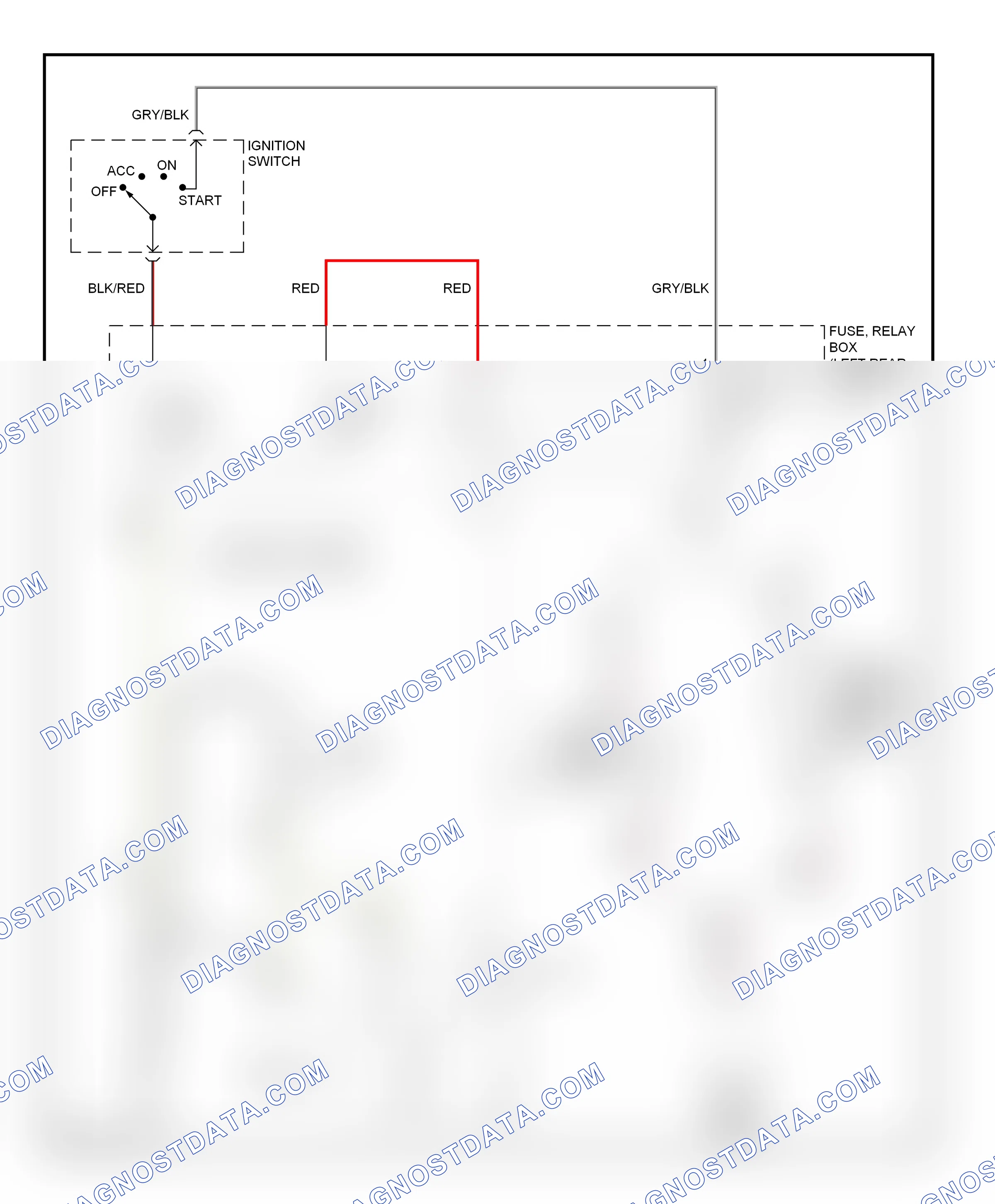 Starting/charging — Starting circuit — Starting circuit. Mazda 3 BK facelift (2006-2009)