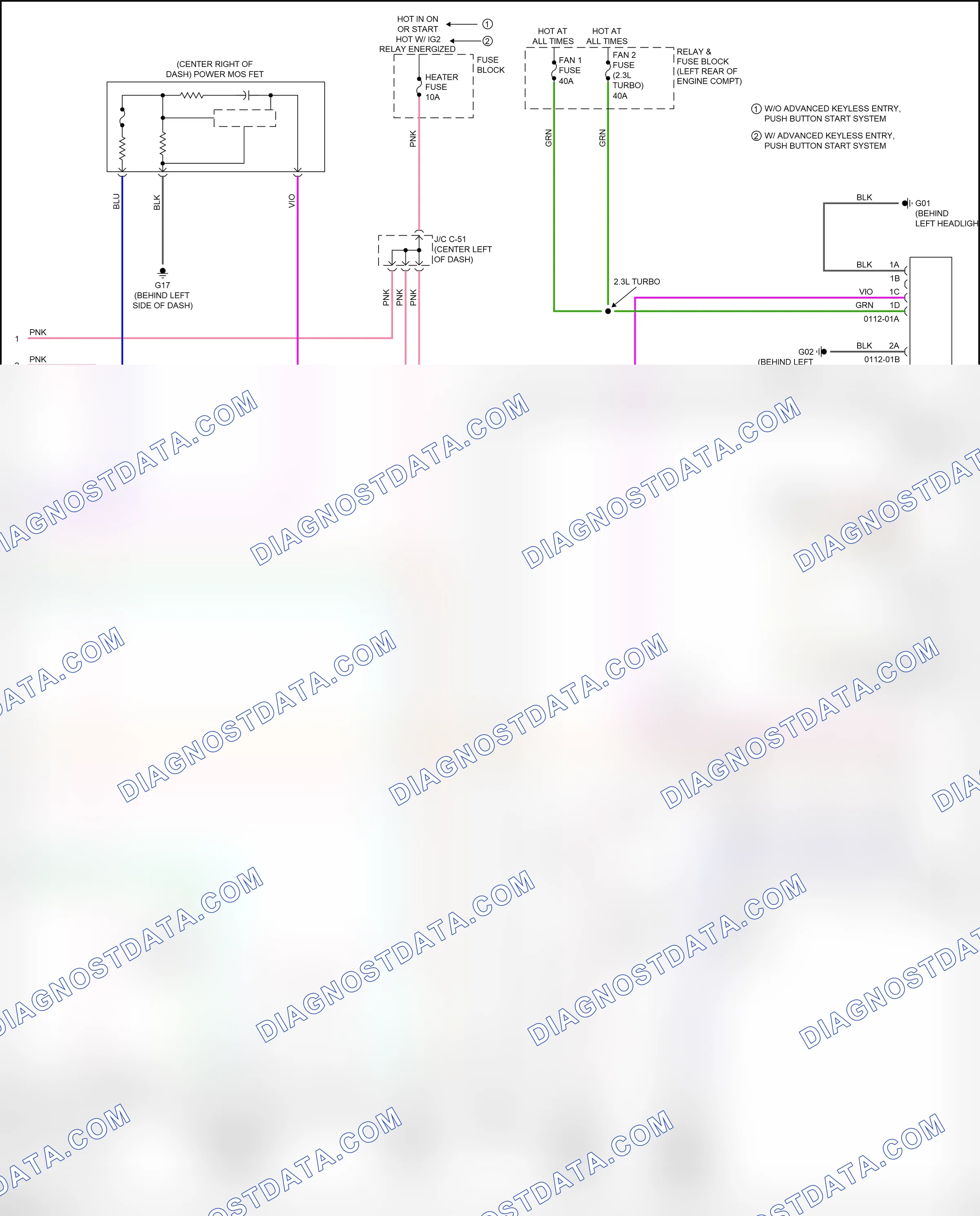 Air conditioning — Automatic a/c circuit — Automatic a/c circuit (2 of 2). Mazda 3 BL facelift (2011-2013)