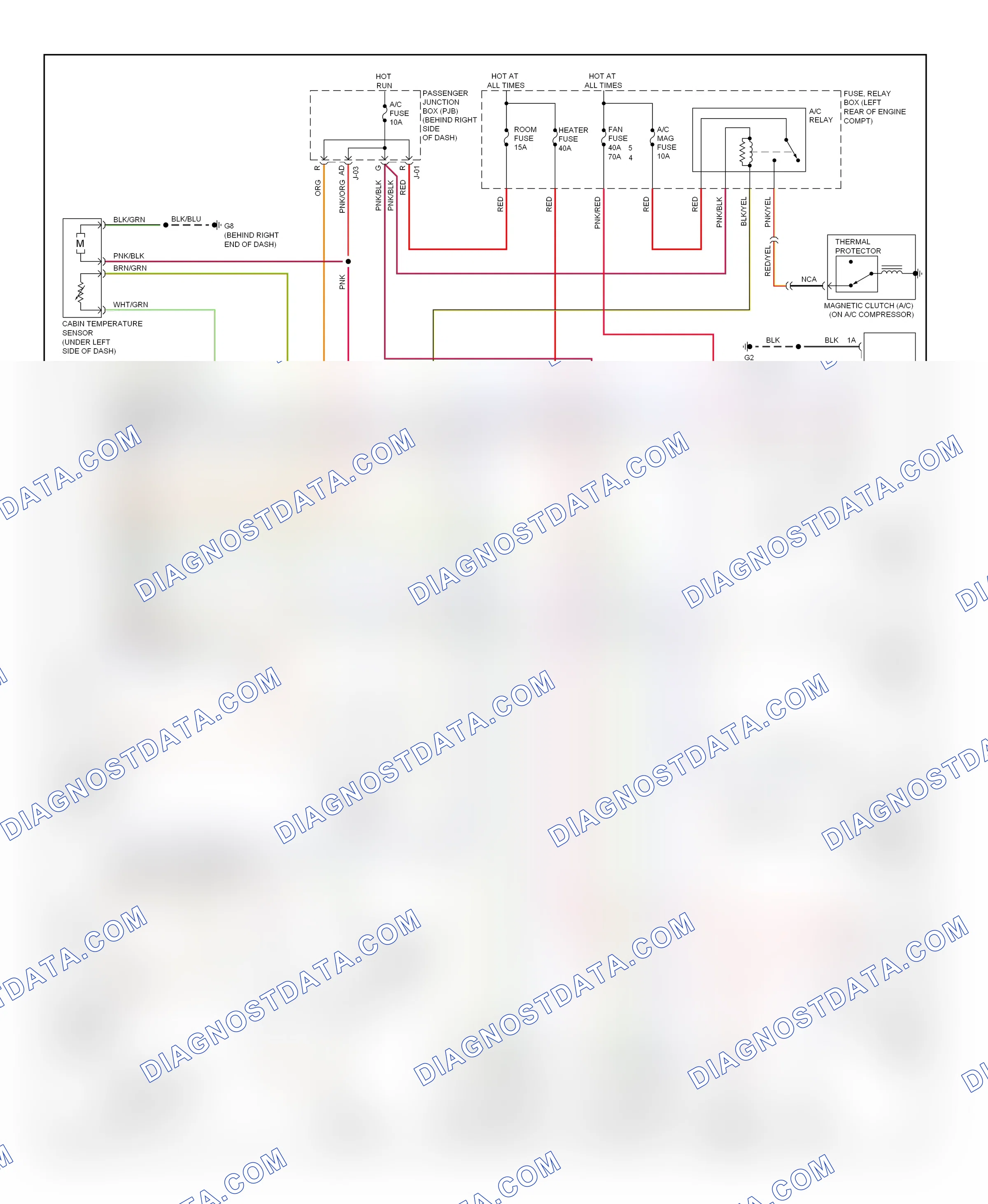 Air conditioning — Automatic a/c circuit — Automatic a/c circuit. Mazda 3 BL (2008-2011)