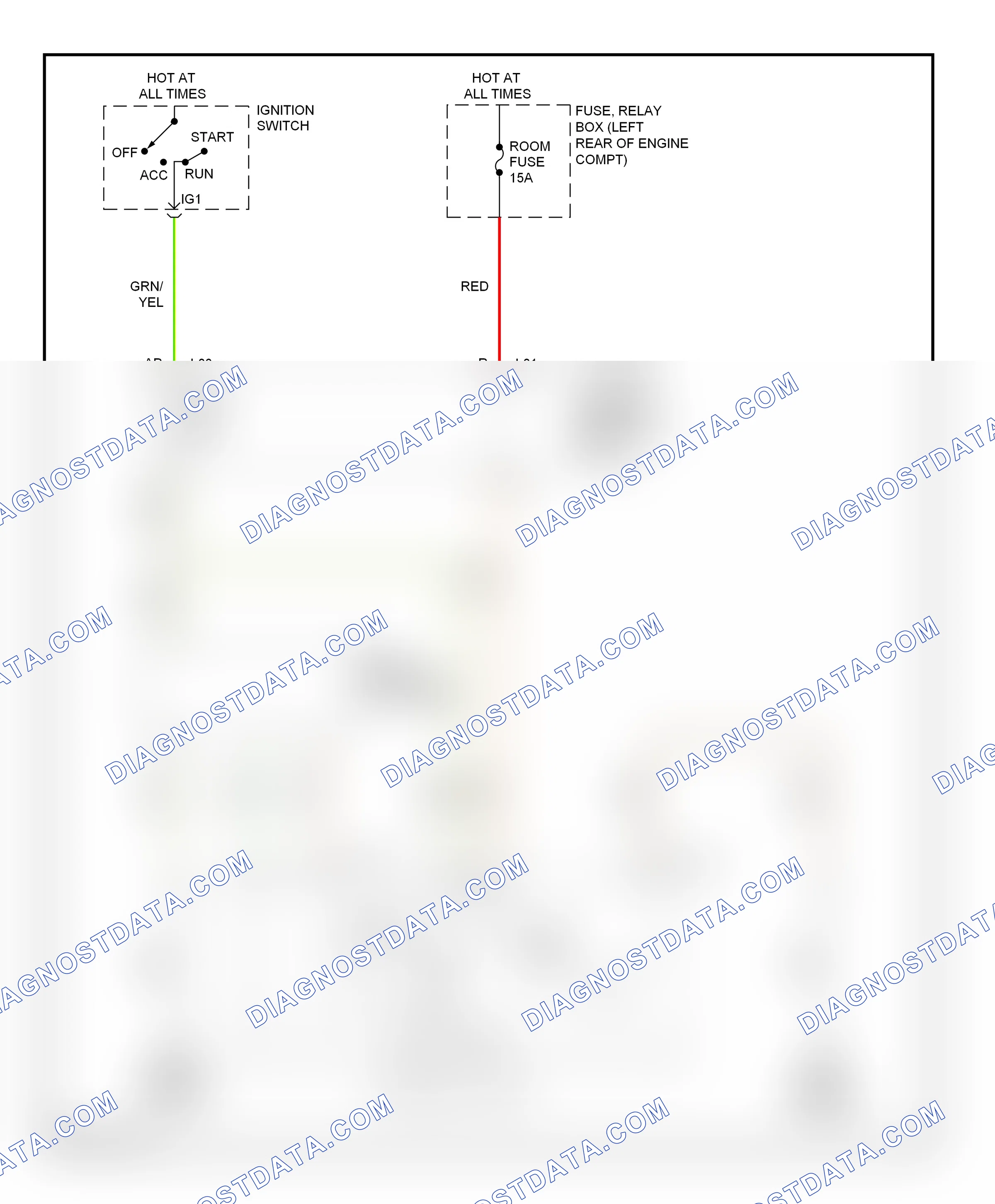 Anti-theft — Immobilizer circuit — Immobilizer circuit. Mazda 3 BL (2008-2011)