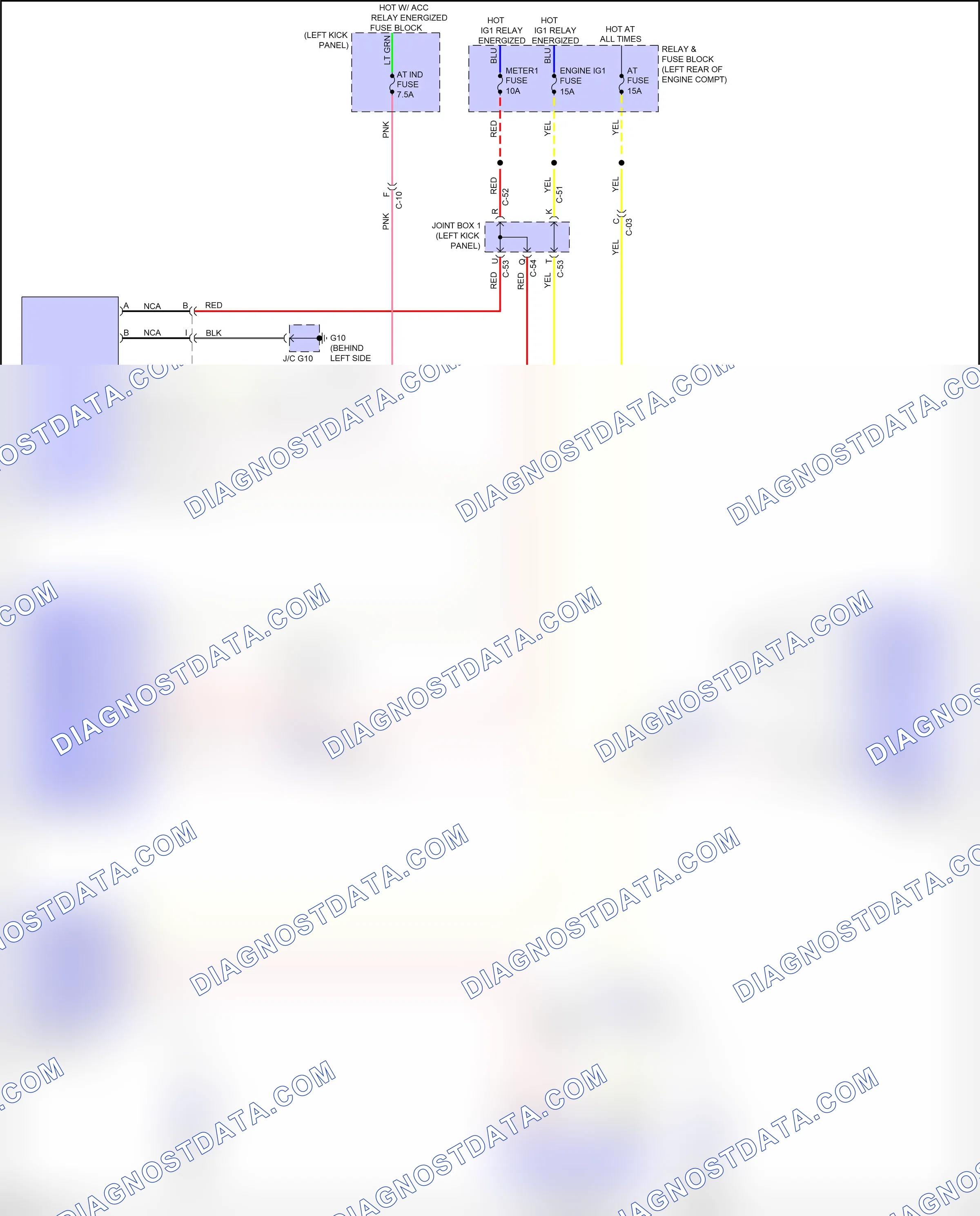 Shift interlock — Shift interlock circuit — Shift interlock circuit. Mazda 3 BM (2013-2016)
