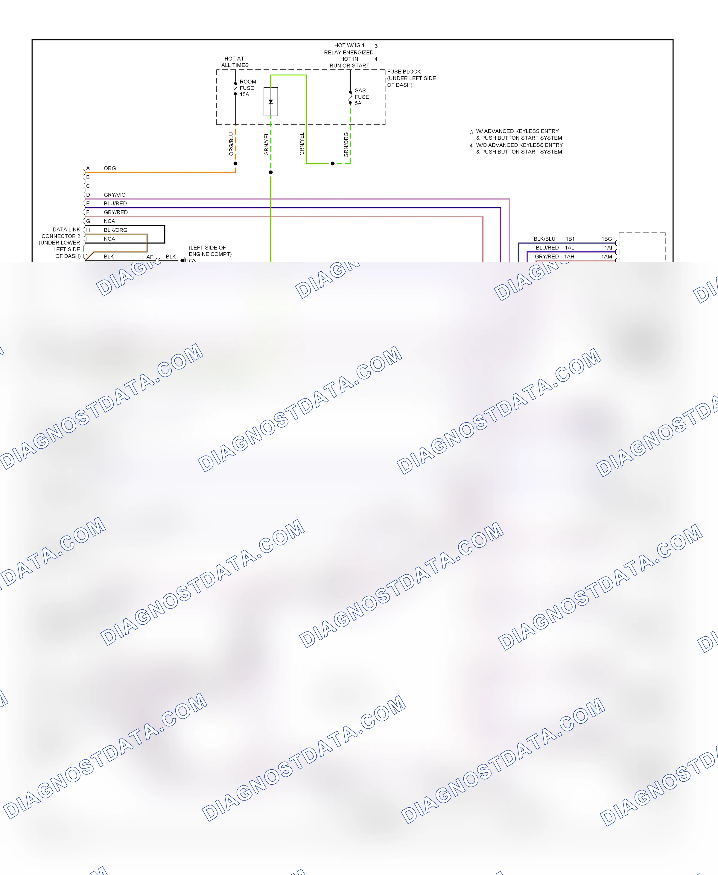 Computer data lines — Computer data lines circuit — Computer data lines circuit. Mazda 6 GH facelift (2009-2013)