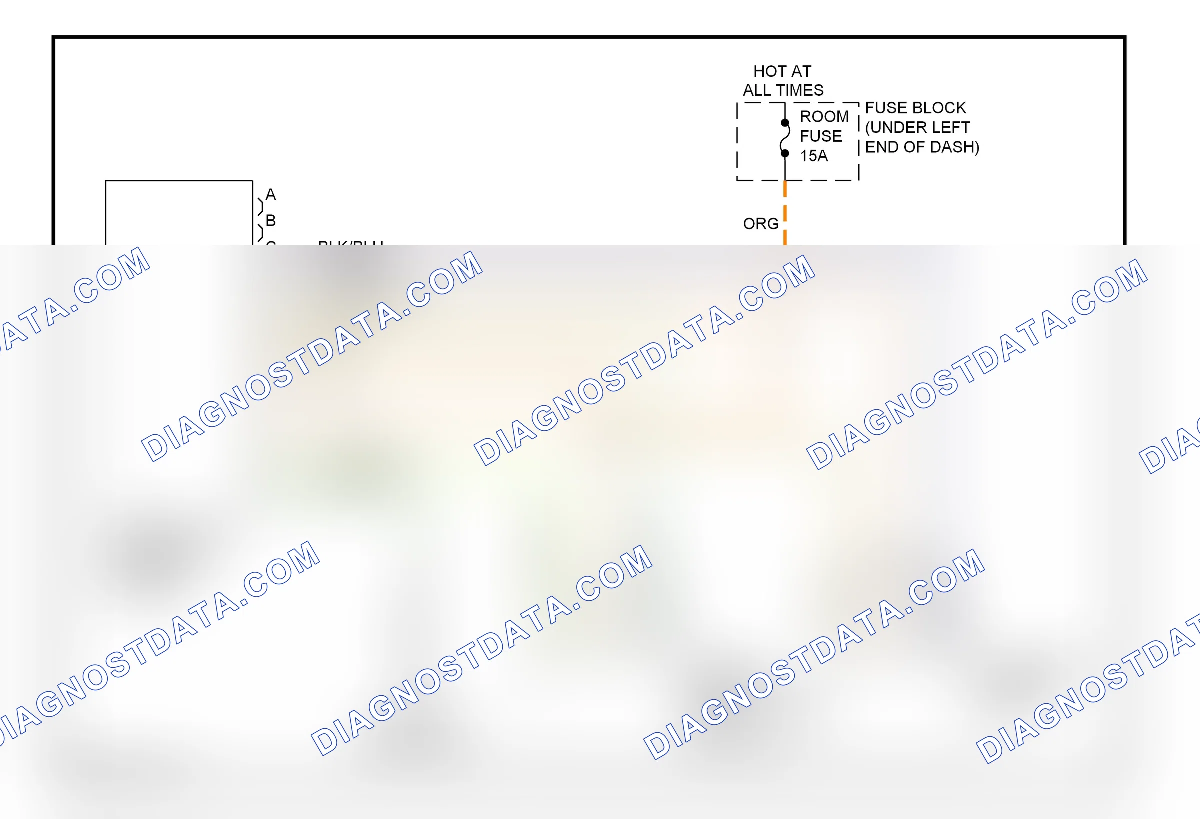 Shift interlock — Shift interlock circuit — Shift interlock circuit. Mazda CX-7 I facelift (2009-2012)
