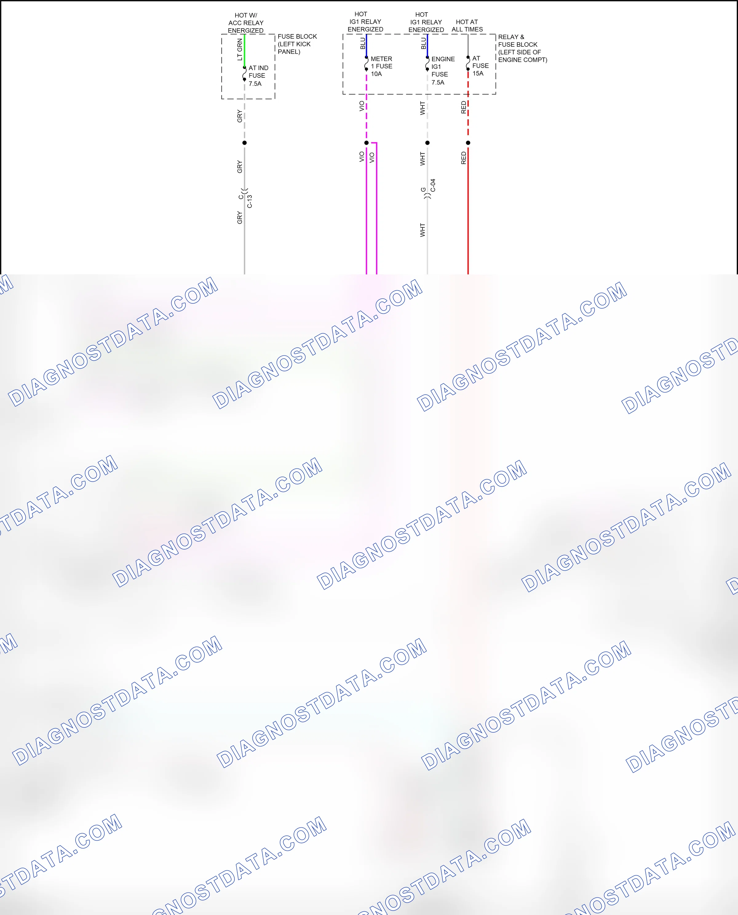 Shift interlock — Shift interlock circuit — Shift interlock circuit. Mazda MX-5 ND (2015-2024)