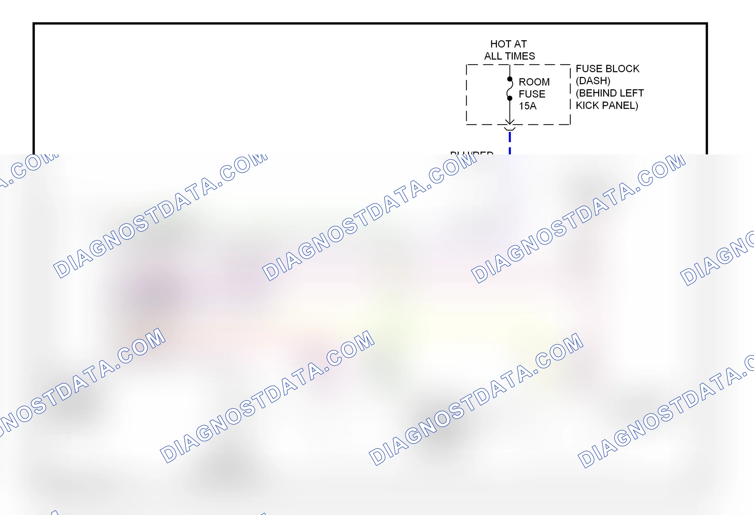 Shift interlock — Shift interlock circuit — Shift interlock circuit. Mazda RX-8 I facelift (2008-2012)