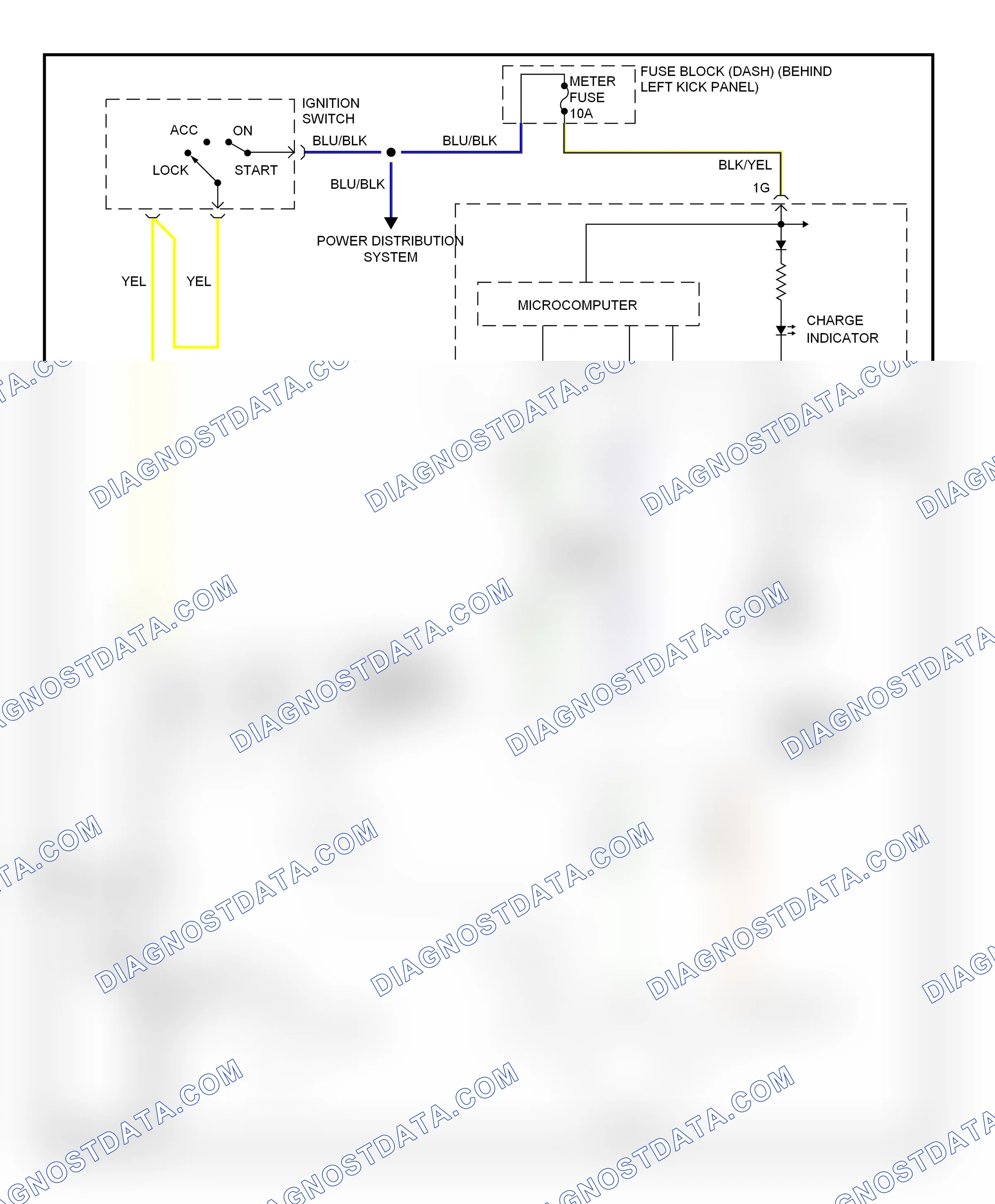 Starting/charging — Charging circuit — Charging circuit. Mazda RX-8 I facelift (2008-2012)