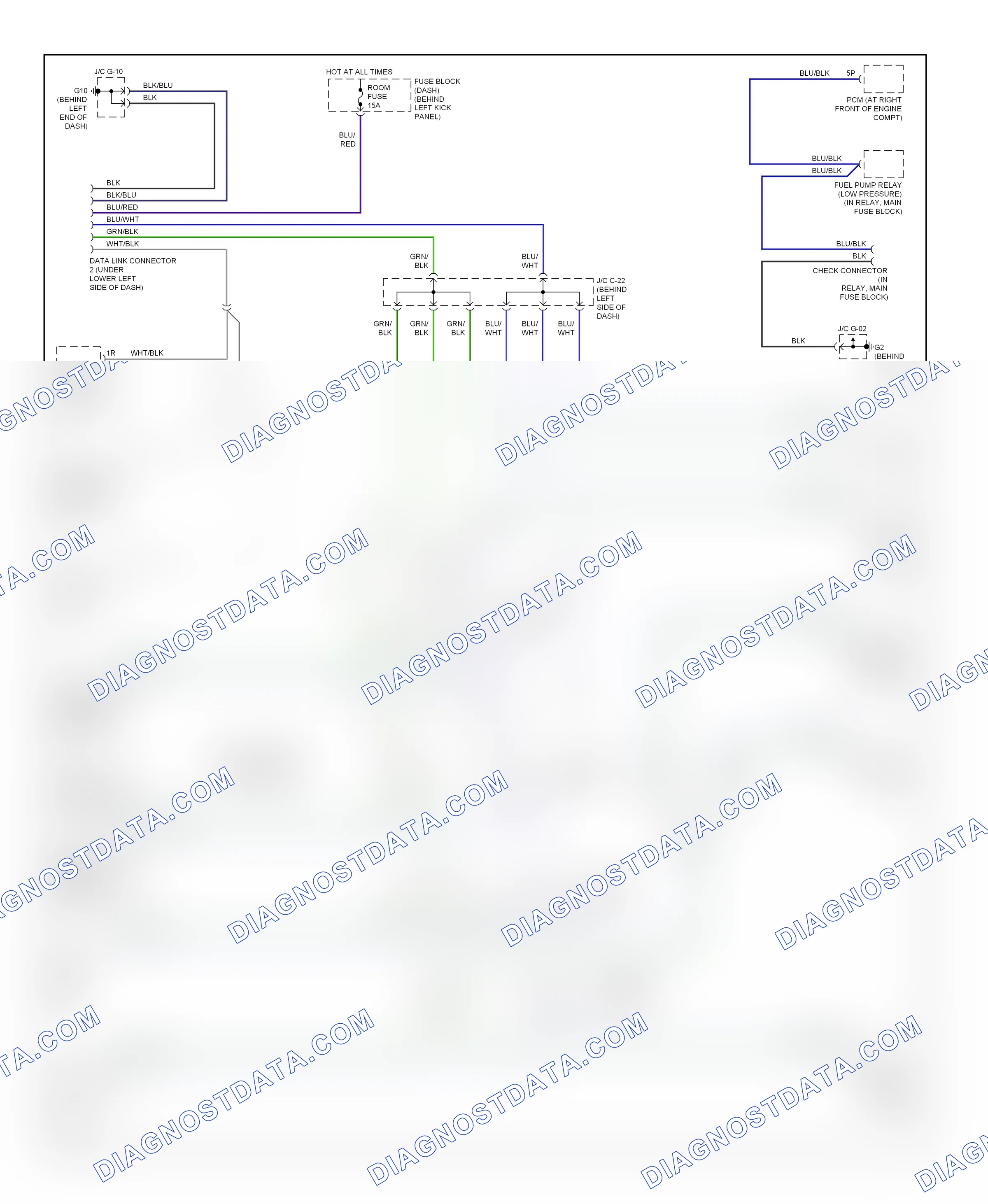 Computer data lines — Computer data lines circuit — Computer data lines circuit. Mazda RX-8 I (2003-2008)