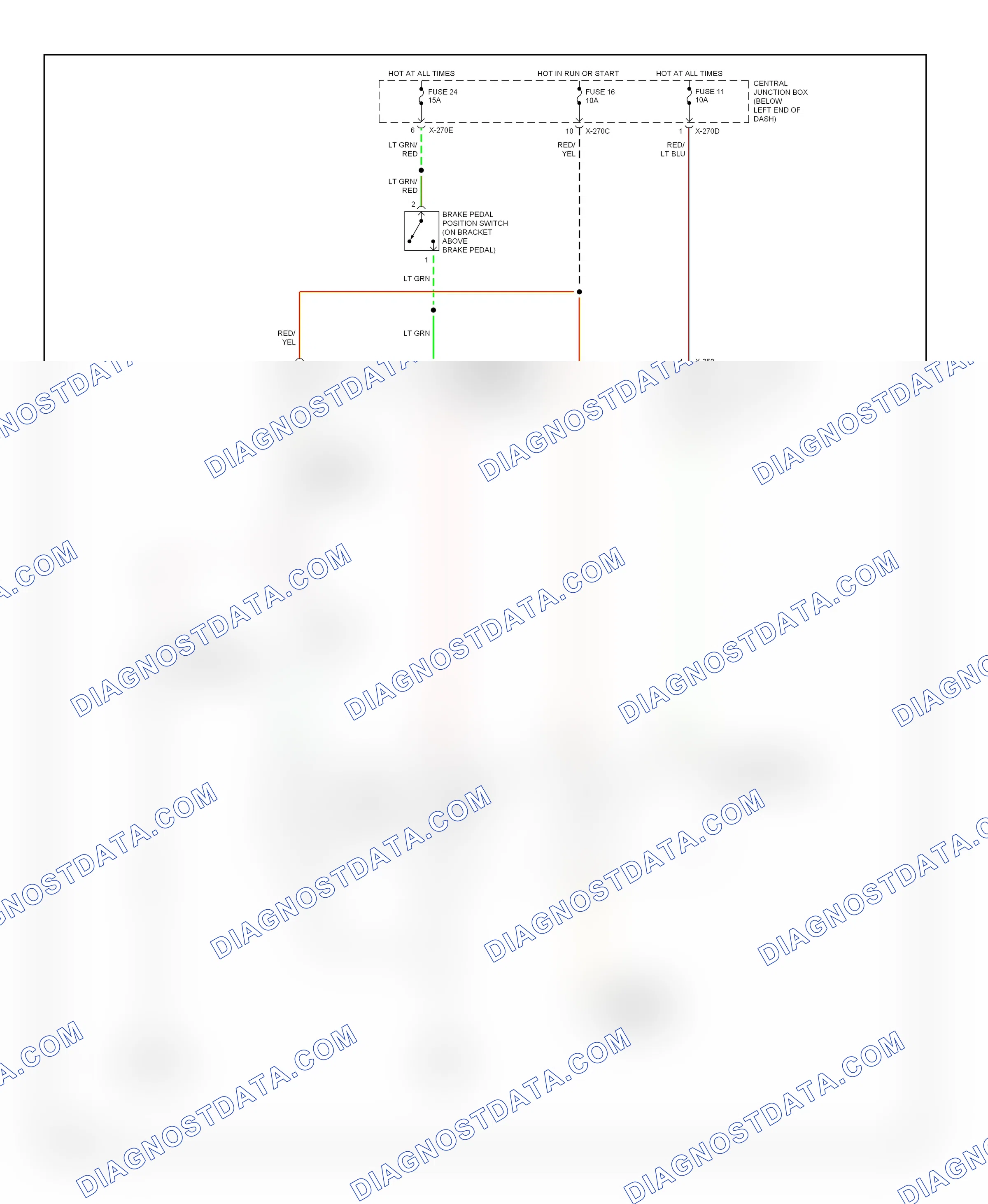 Shift interlocks — Shift interlock circuit — Shift interlock circuit. Mazda Tribute I (2000-2004)
