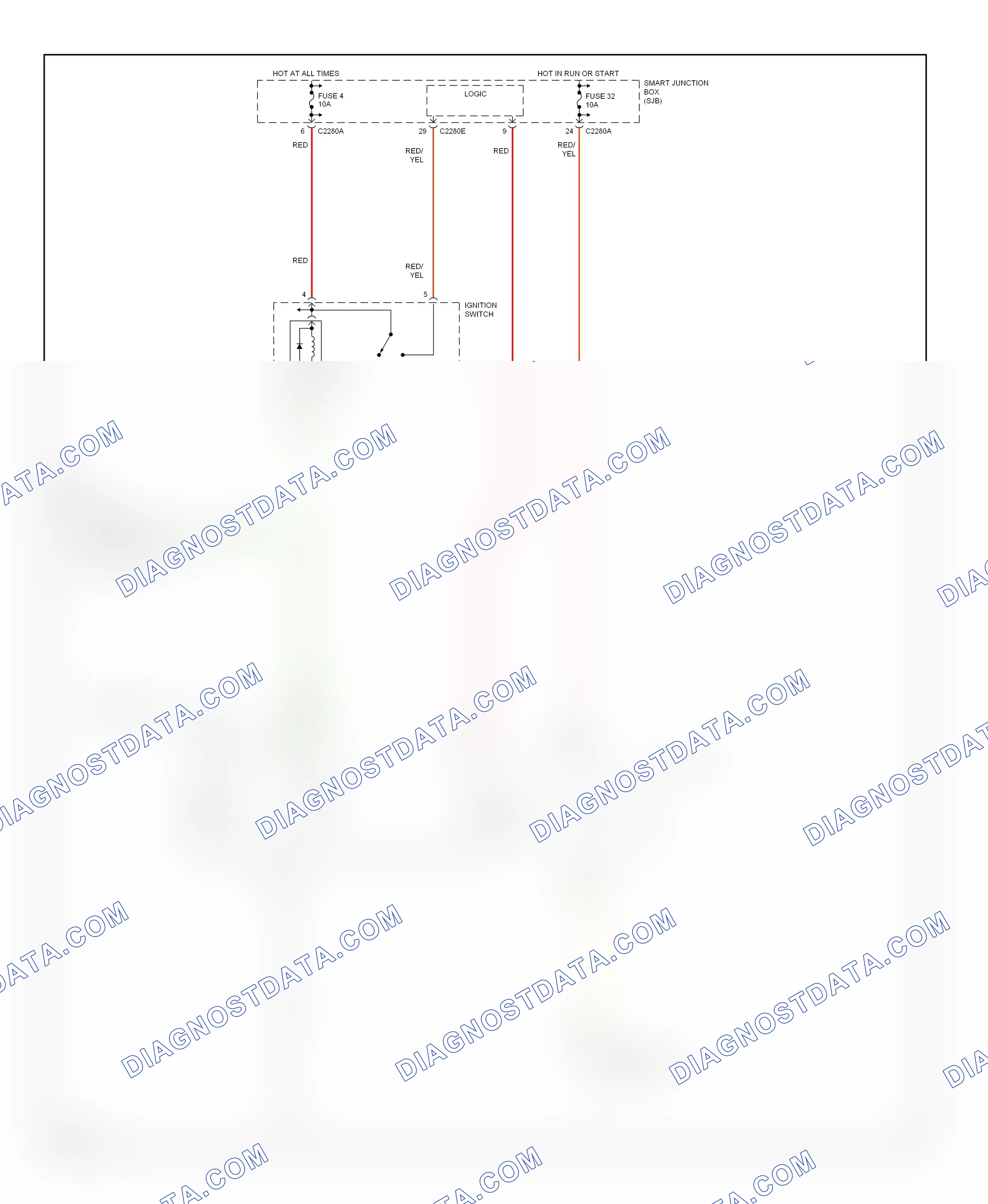 Shift interlock — Shift interlock circuit — Shift interlock circuit. Mercury Mariner I (2004-2007)