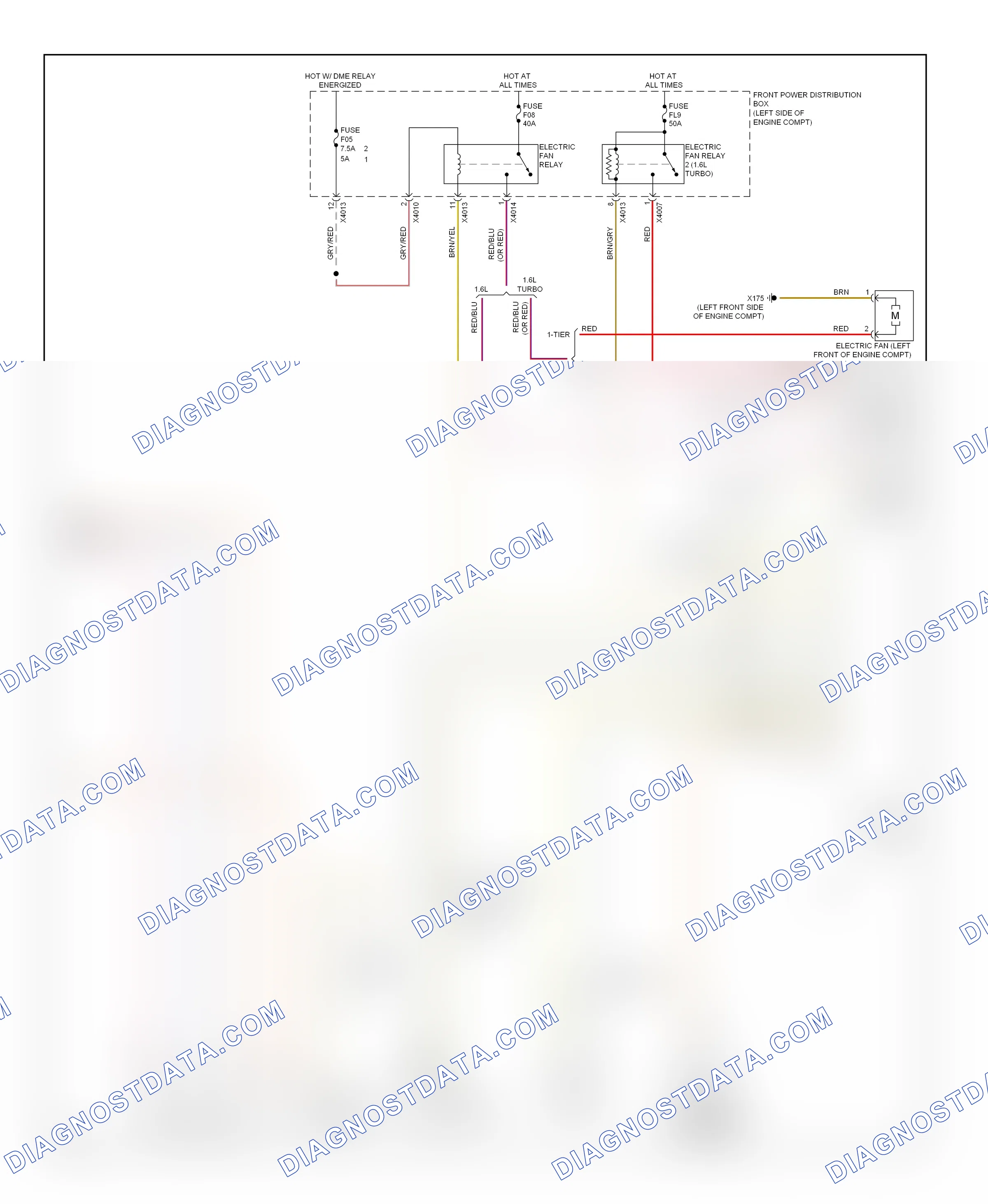 Air conditioning — Manual a/c circuit — Manual a/c circuit (2 of 2). MINI Cooper I (2000-2015)