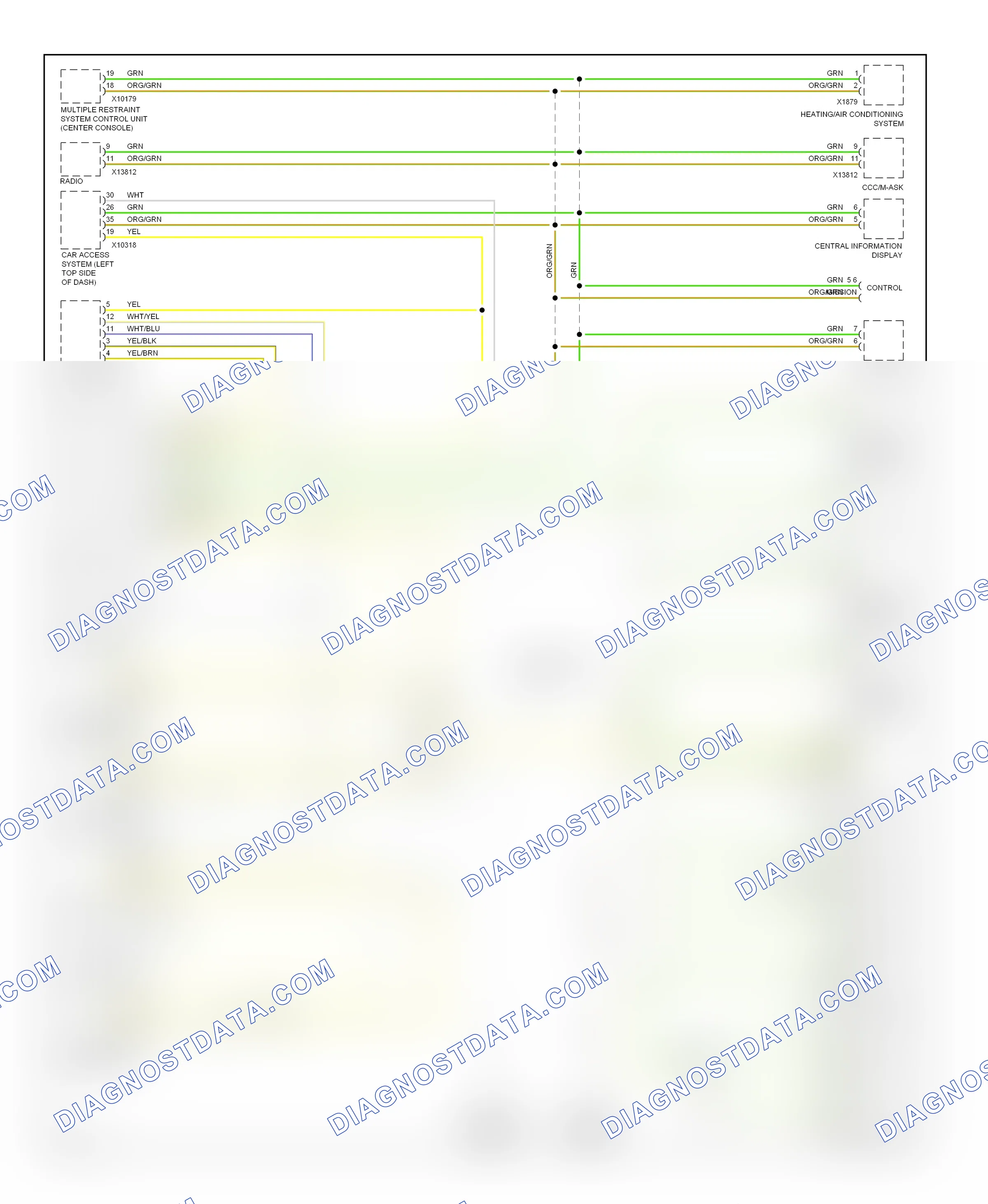 Computer data lines — High/low bus circuit — High/low bus circuit. MINI Cooper I (2000-2015)