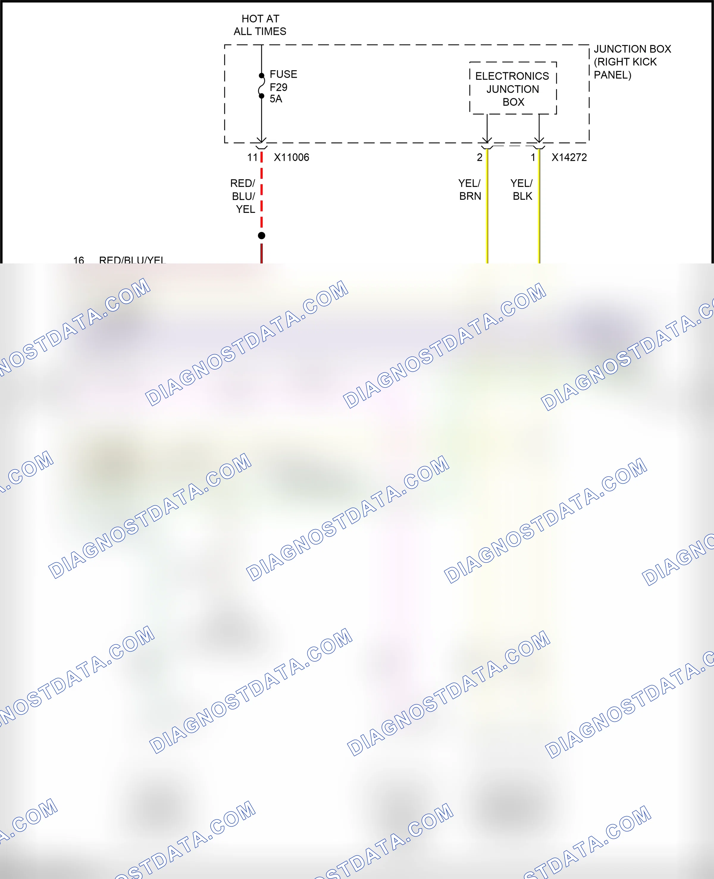 Computer data lines — Data link connector circuit, convertible — Data link connector circuit, convertible. MINI Cooper III (2013-2018)