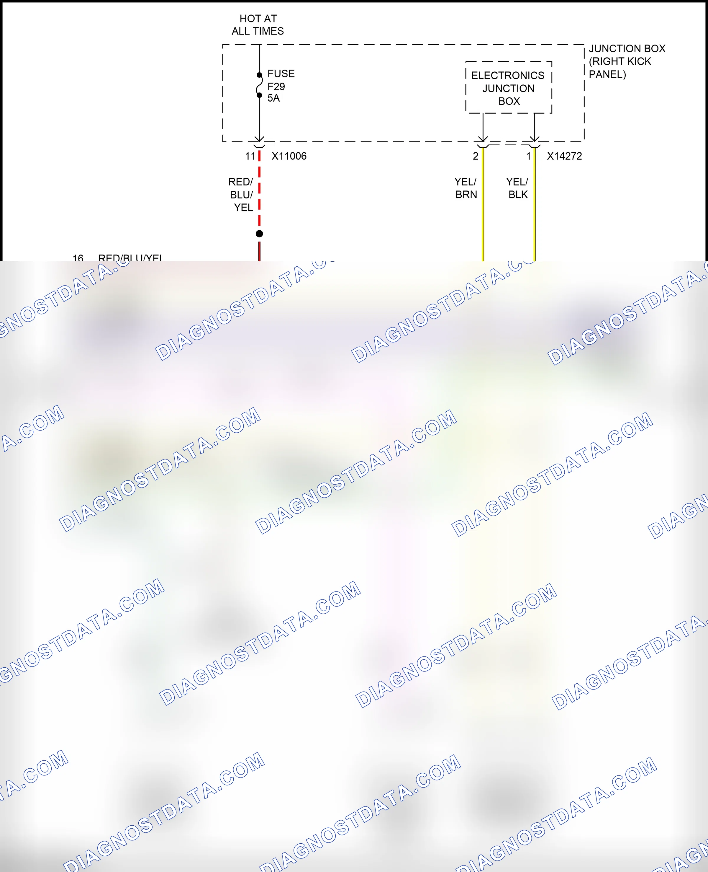 Computer data lines — Data link connector circuit, coupe — Data link connector circuit, coupe. MINI Cooper III (2013-2018)