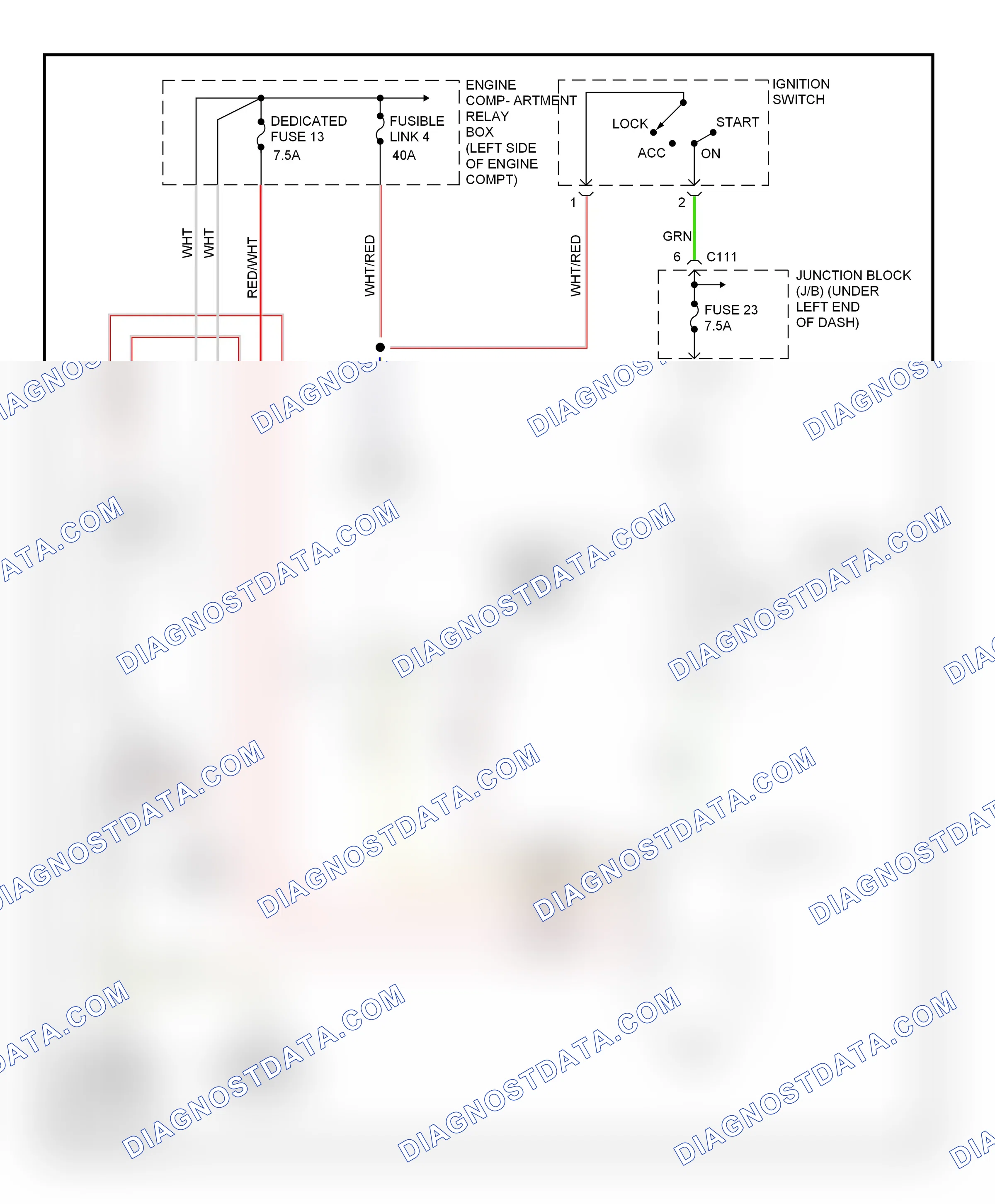 Starting/charging — Charging circuit, m/t — Charging circuit, m/t. Mitsubishi Eclipse III (1999-2005)