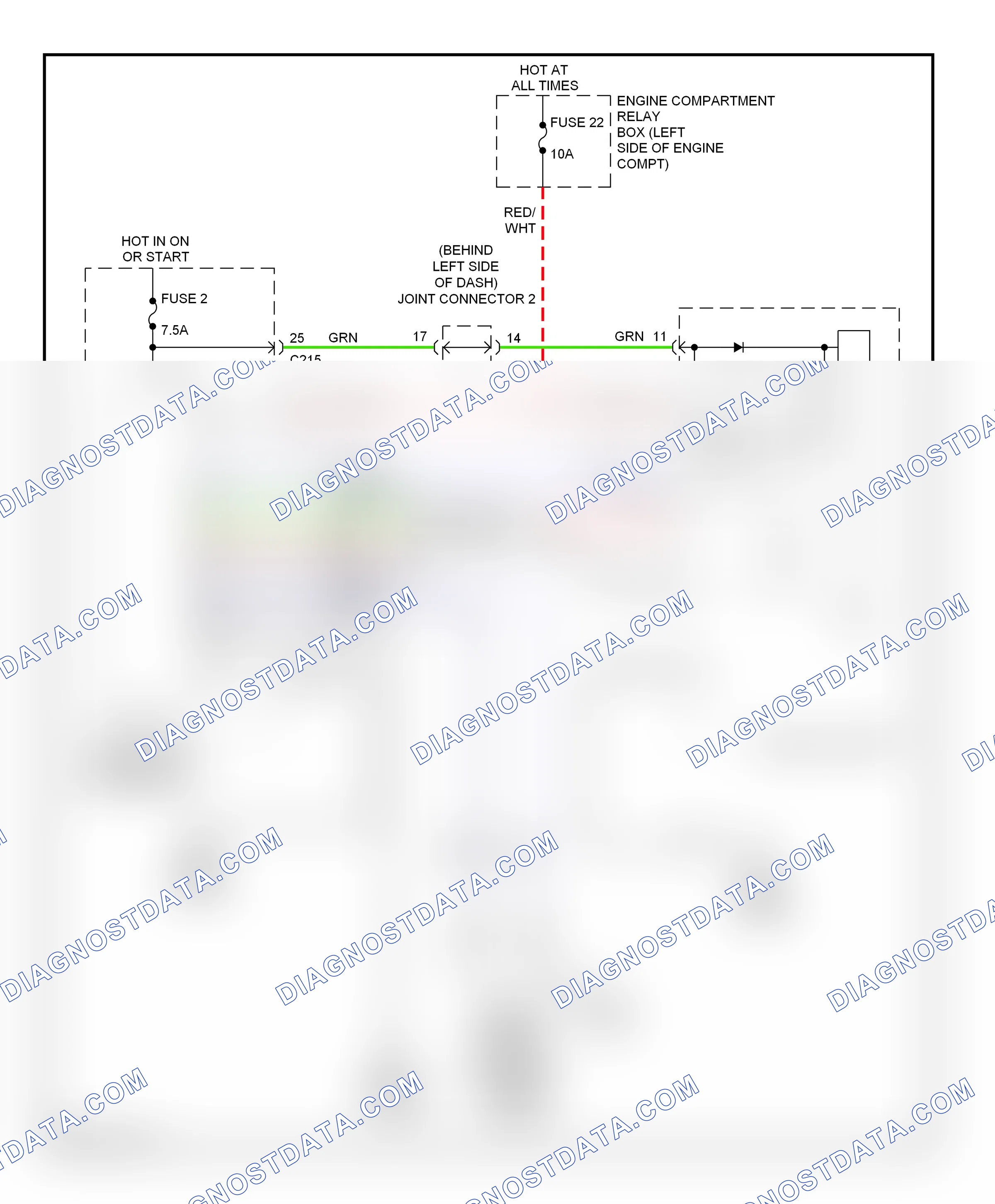 Anti-theft — Immobilizer circuit — Immobilizer circuit. Mitsubishi Eclipse IV (2005-2008)