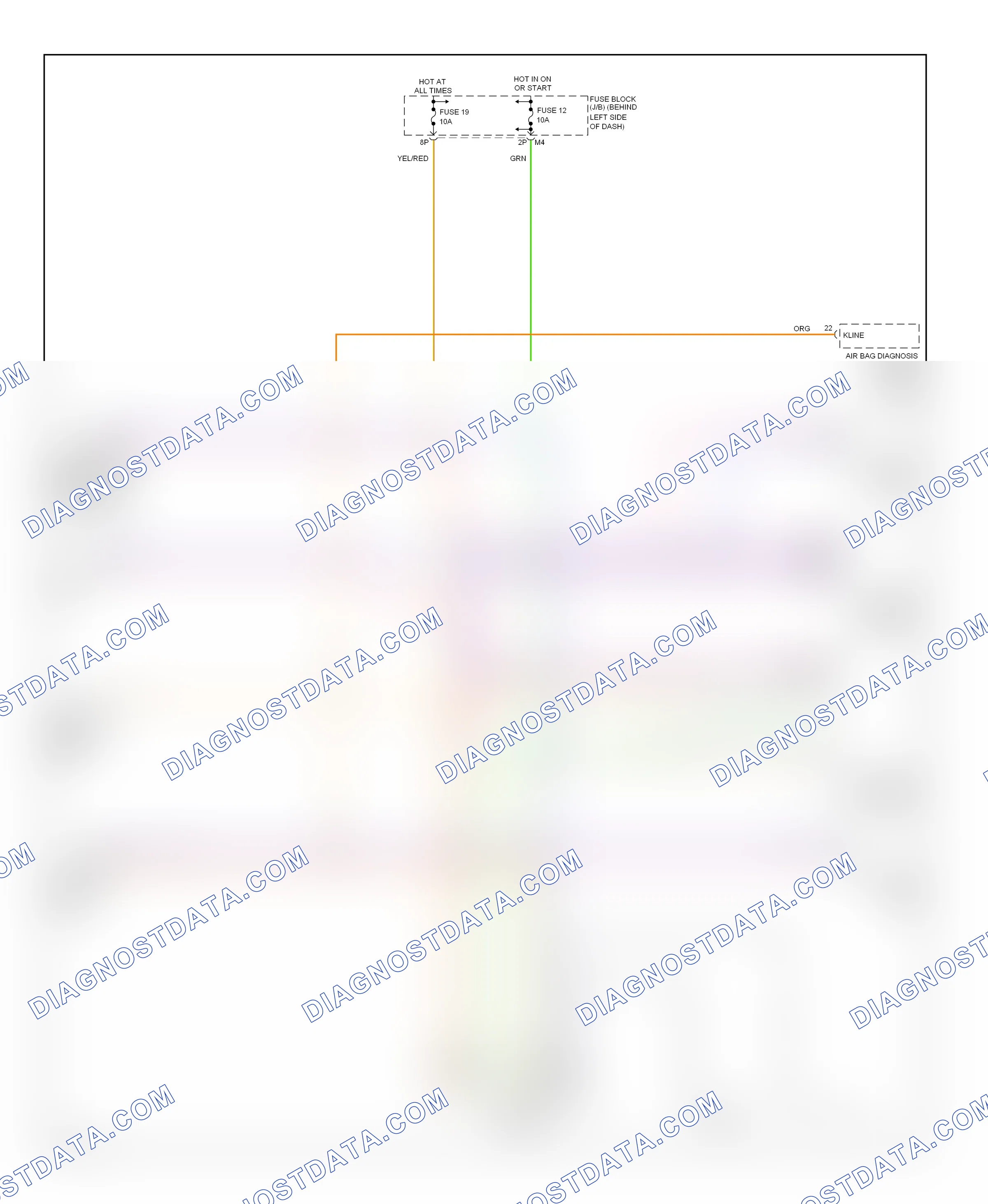 Computer data lines — Computer data lines circuit — Computer data lines circuit. Nissan Altima L31 facelift (2004-2006)