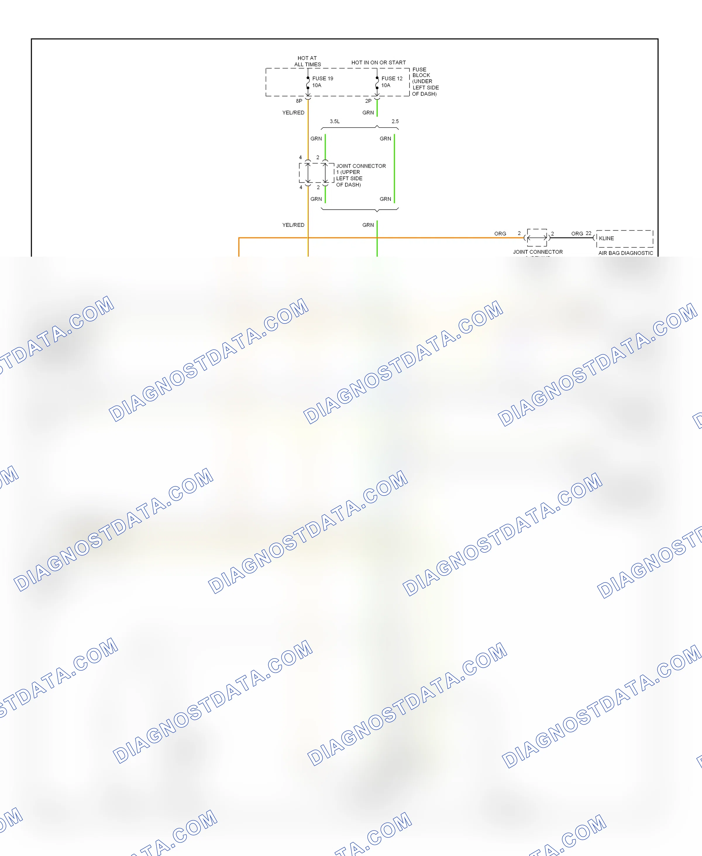 Computer data lines — Computer data lines. Nissan Altima L31 (2001-2004)