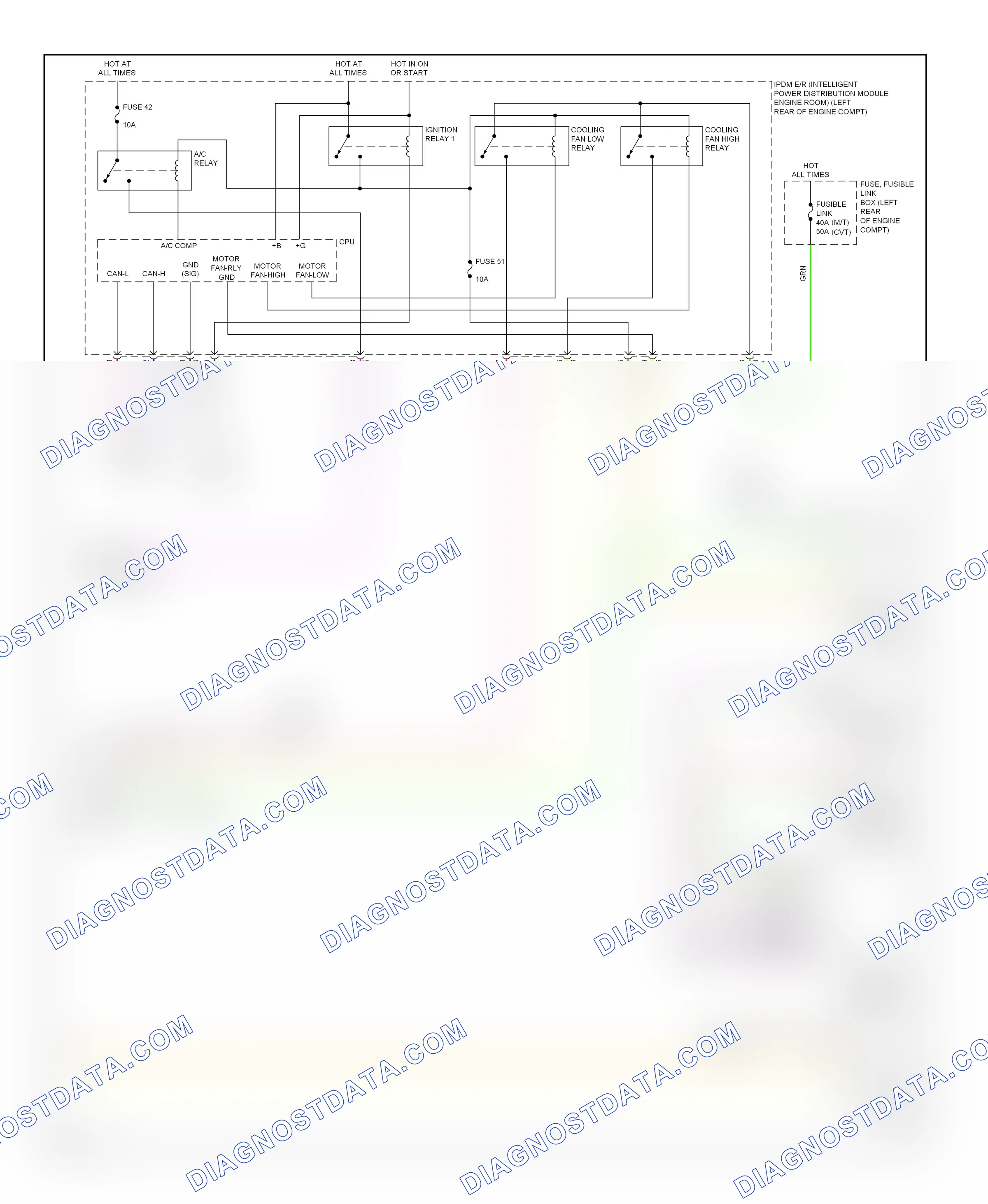 Air conditioning — Manual a/c circuit — Manual a/c circuit (2 of 2). Nissan Note E12 (2012-2016)