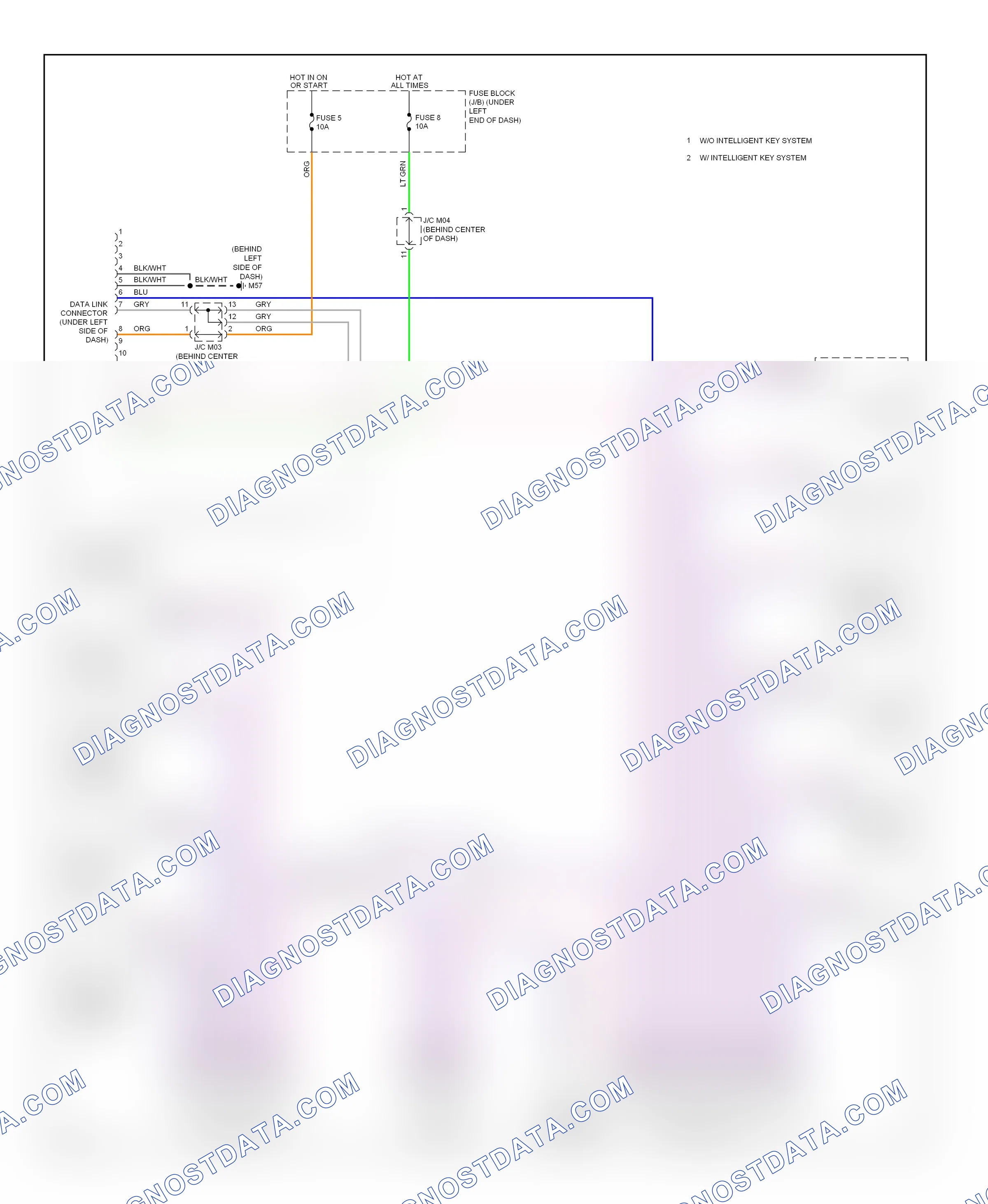 Computer data lines — Computer data lines circuit — Computer data lines circuit. Nissan Note E12 (2012-2016)