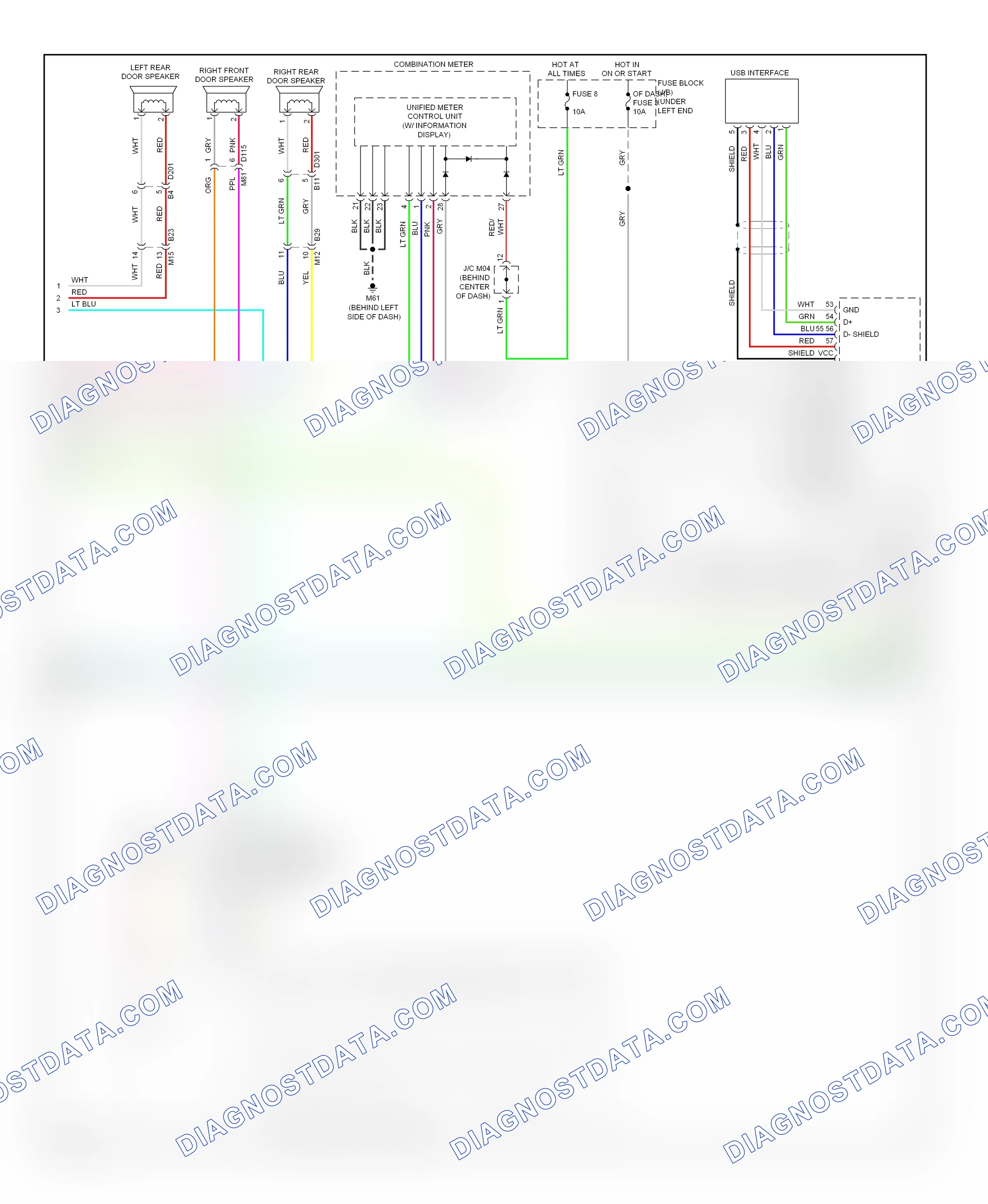 Navigation — Navigation circuit — Navigation circuit (2 of 3). Nissan Note E12 (2012-2016)