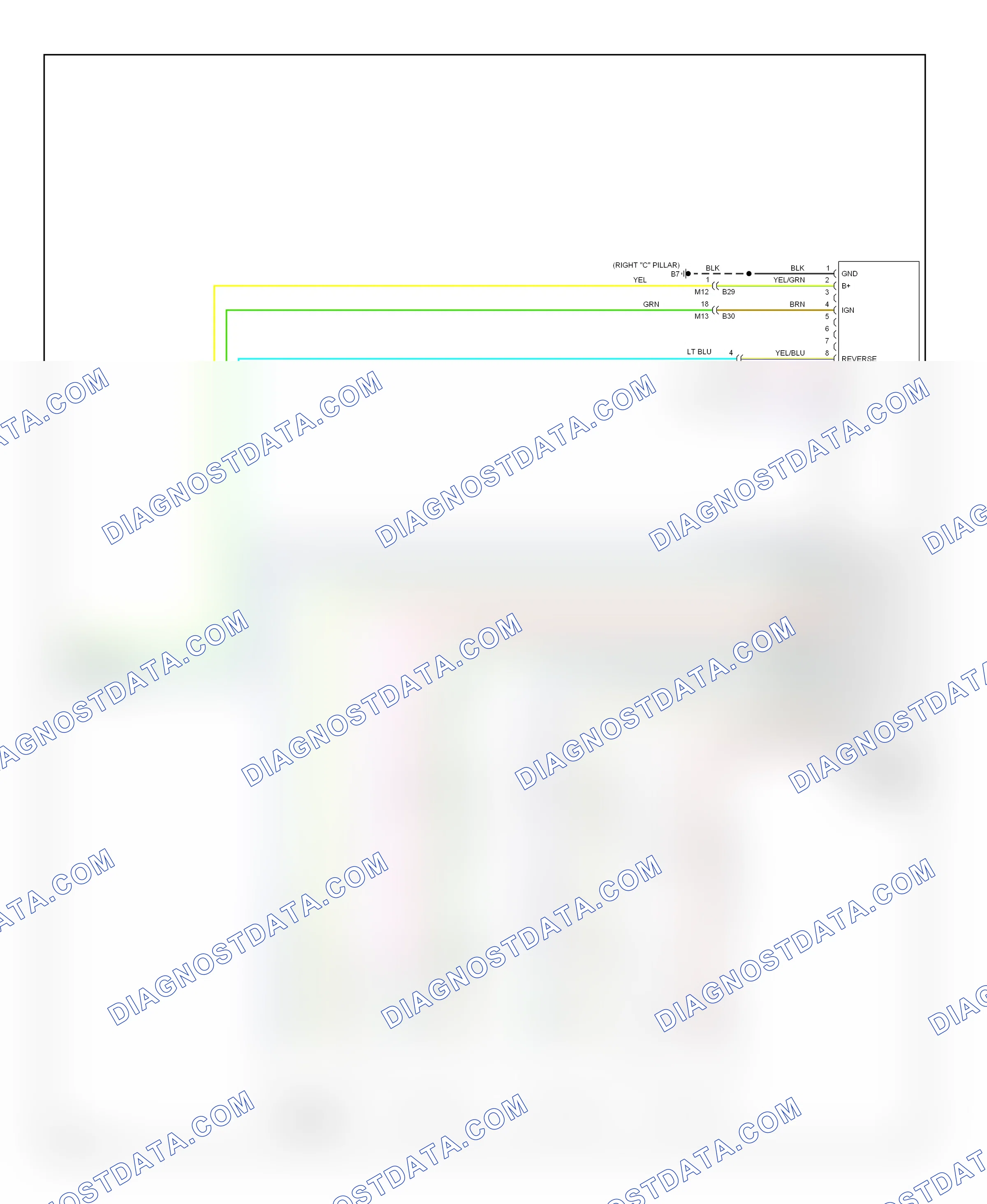 Navigation — Navigation circuit — Navigation circuit (3 of 3). Nissan Note E12 (2012-2016)