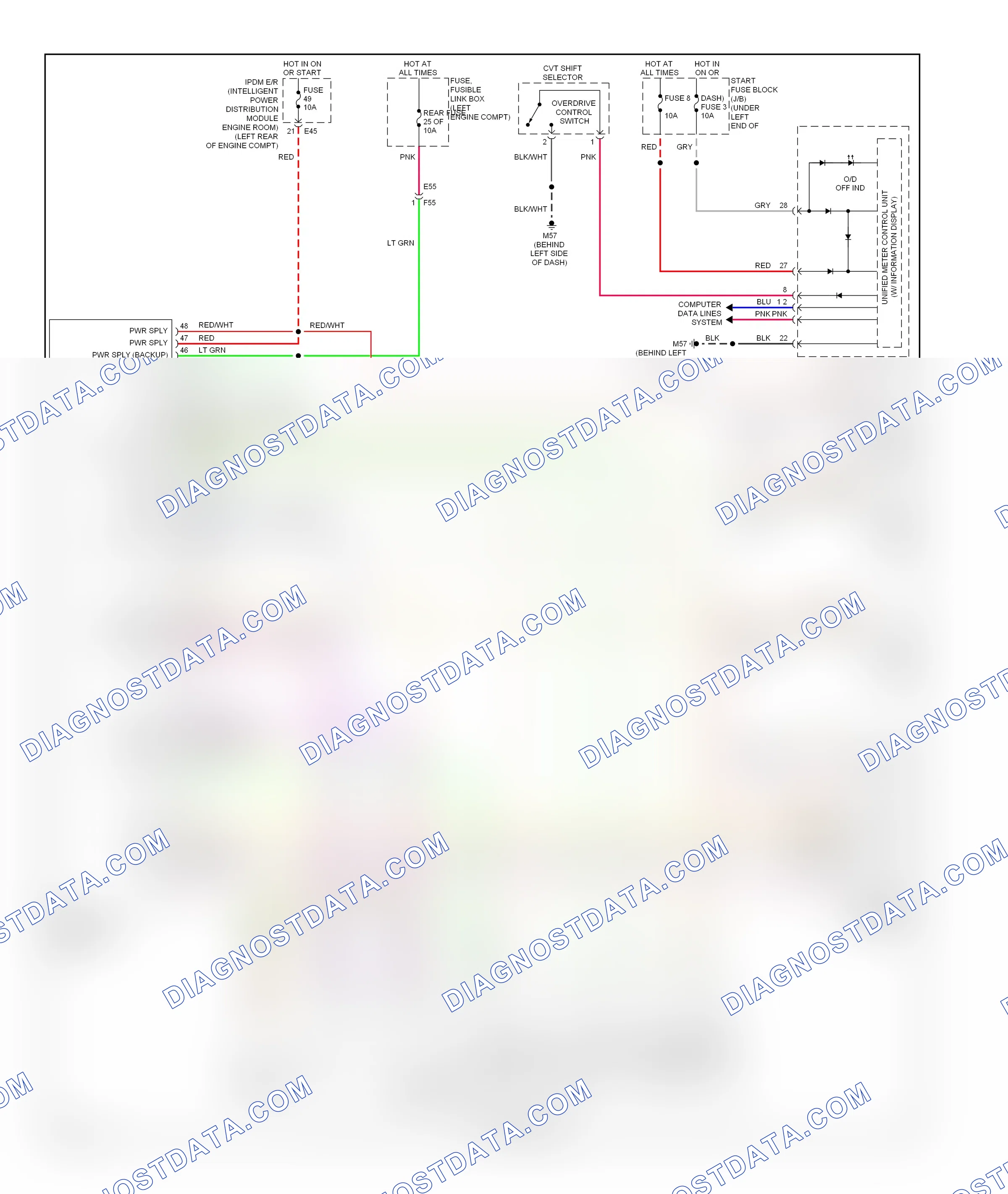 Transmission — Transmission circuit — Transmission circuit. Nissan Note E12 (2012-2016)