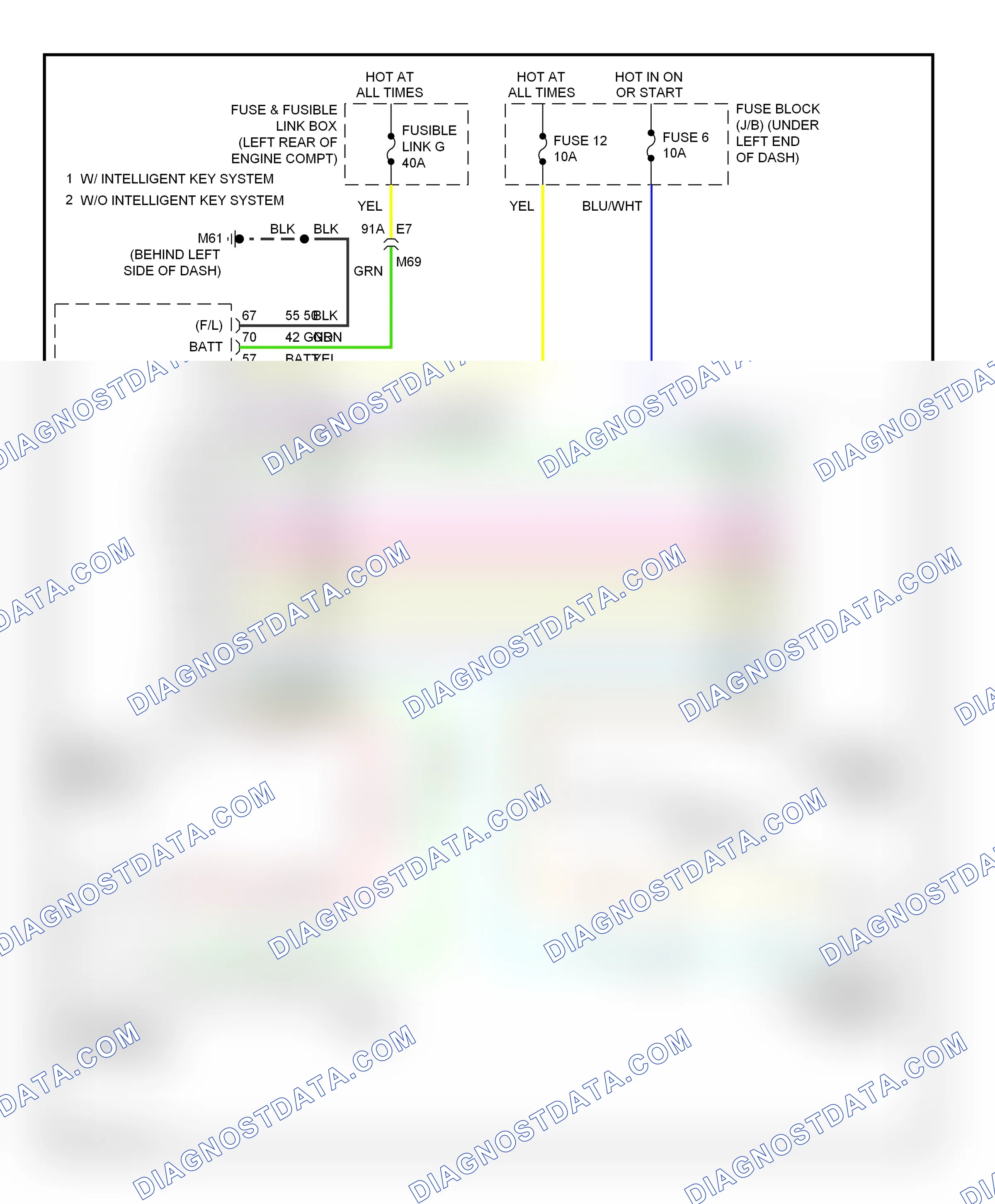 Wiper/washer — Rear wiper/washer circuit — Rear wiper/washer circuit. Nissan Note E12 (2012-2016)