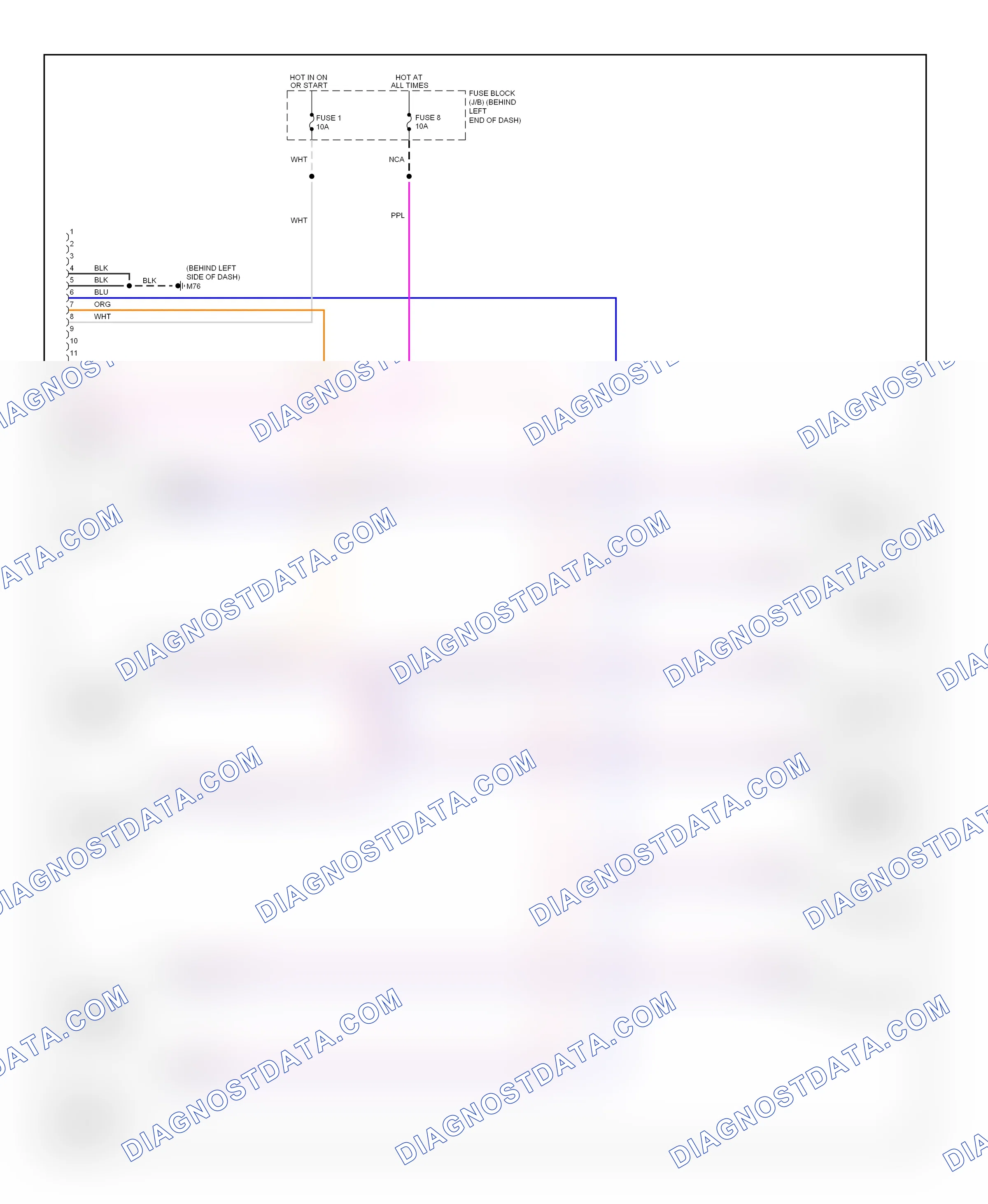 Computer data lines — Computer data lines circuit — Computer data lines circuit. Nissan Rogue I facelift (2010-2013)