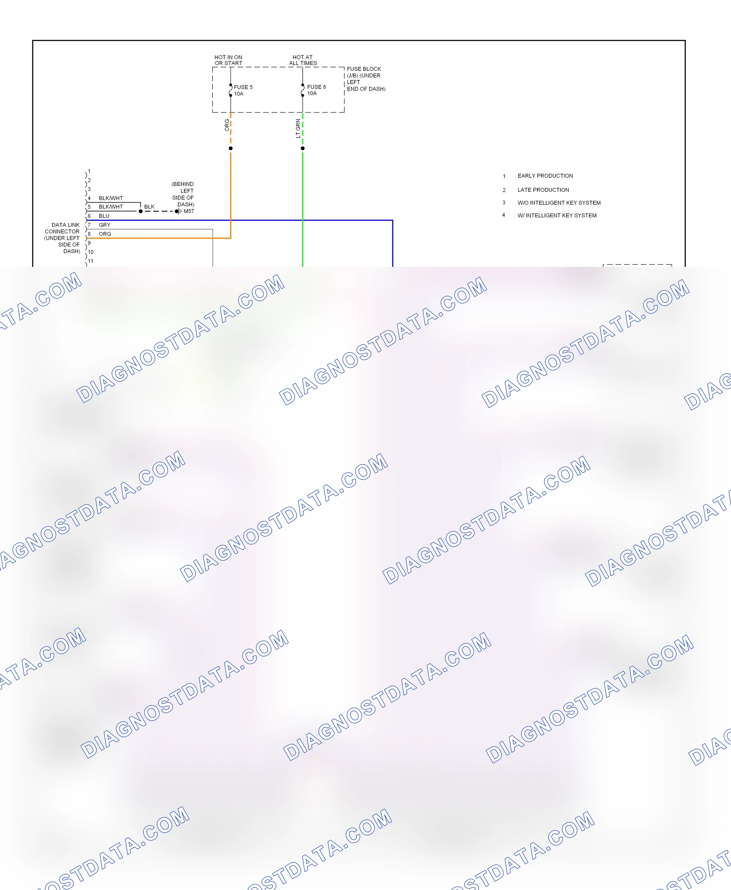 Computer data lines — Computer data lines circuit — Computer data lines circuit. Nissan Versa II (2012-2014)