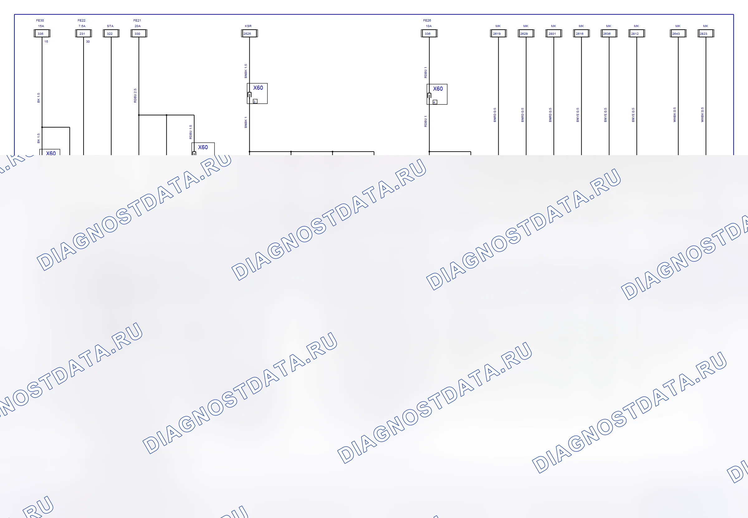 Engine System — Simtec — wiring diagram (Z 18 XE, 2004) — Simtec — wiring diagram (Z 18 XE, 2004), Diagram 1 of 2. Opel Astra H (2004-2011)