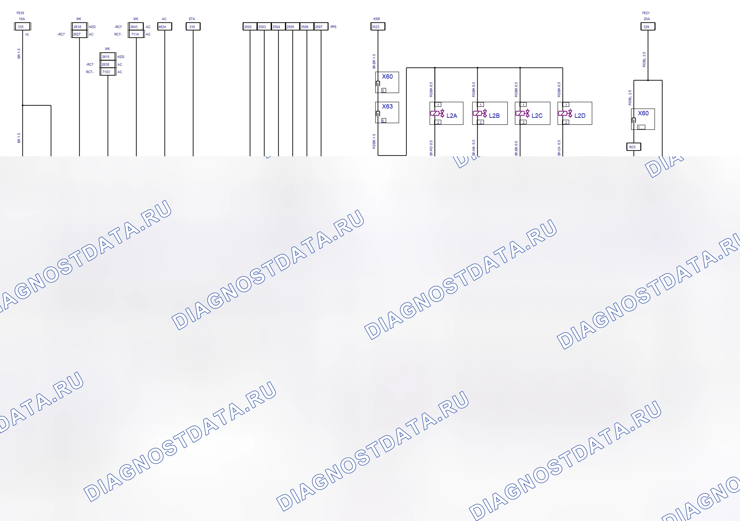 Engine System — Multec — wiring diagram (Z 16 XEP, 2005) — Multec — wiring diagram (Z 16 XEP, 2005), Diagram 1 of 2. Opel Astra H (2004-2011)