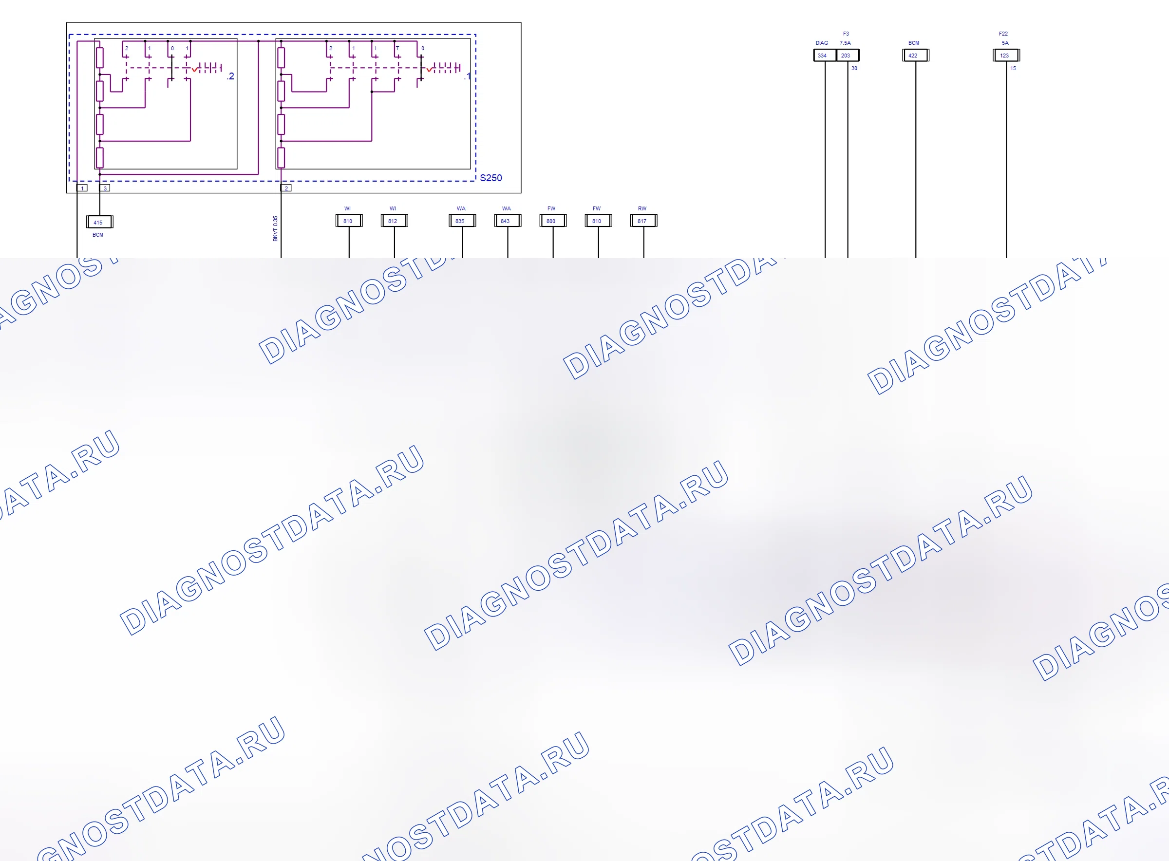 Body System — Instrument — wiring diagram (2009-2011) — Instrument — wiring diagram (2009-2011). Opel Combo C (2002-2011)