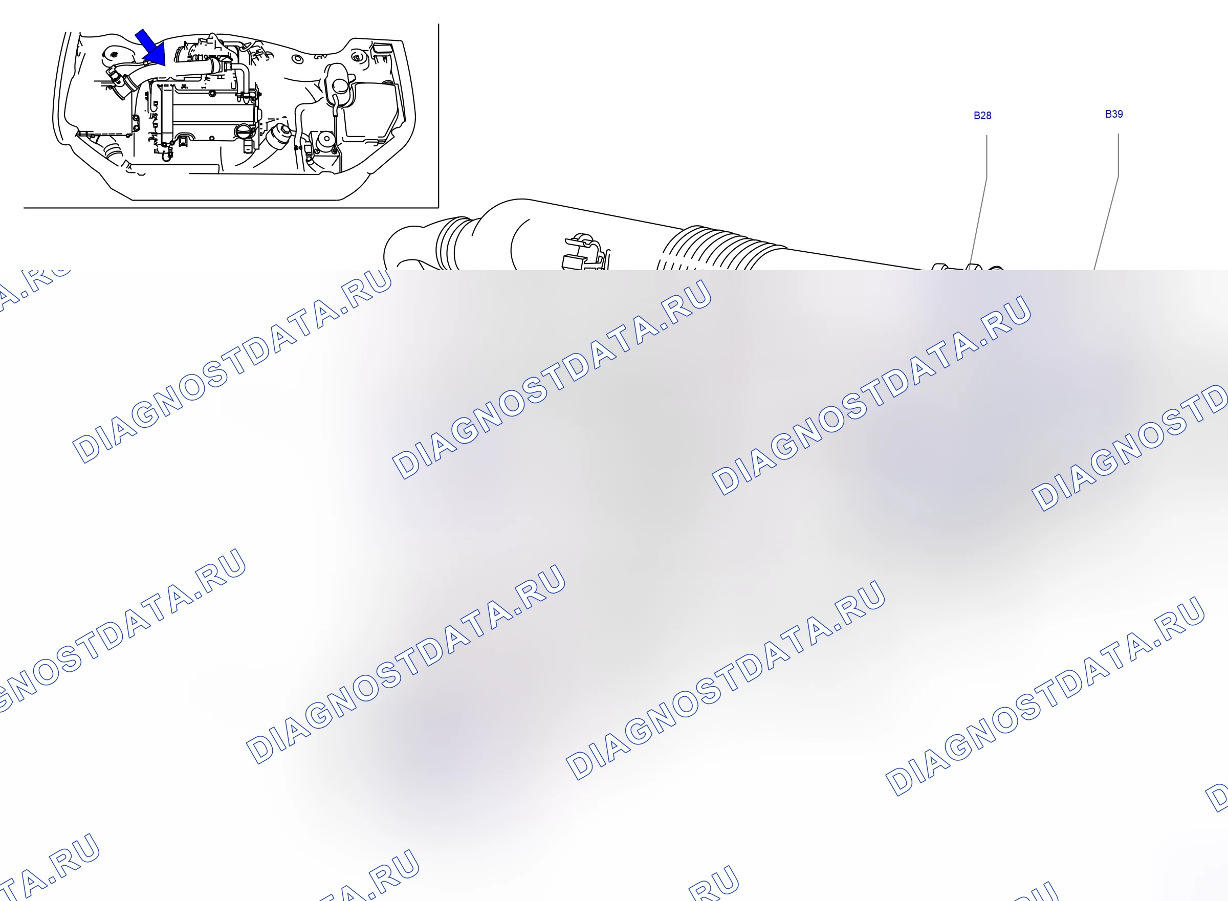 Component locations — Component locations: Power train - Engine, intake side  Engine Z10XEP  Engine Z14XEP (P8935) — Component locations: Power train - Engine, intake side  Engine Z10XEP  Engine Z14XEP (P8935). Opel Combo C (2002-2011)