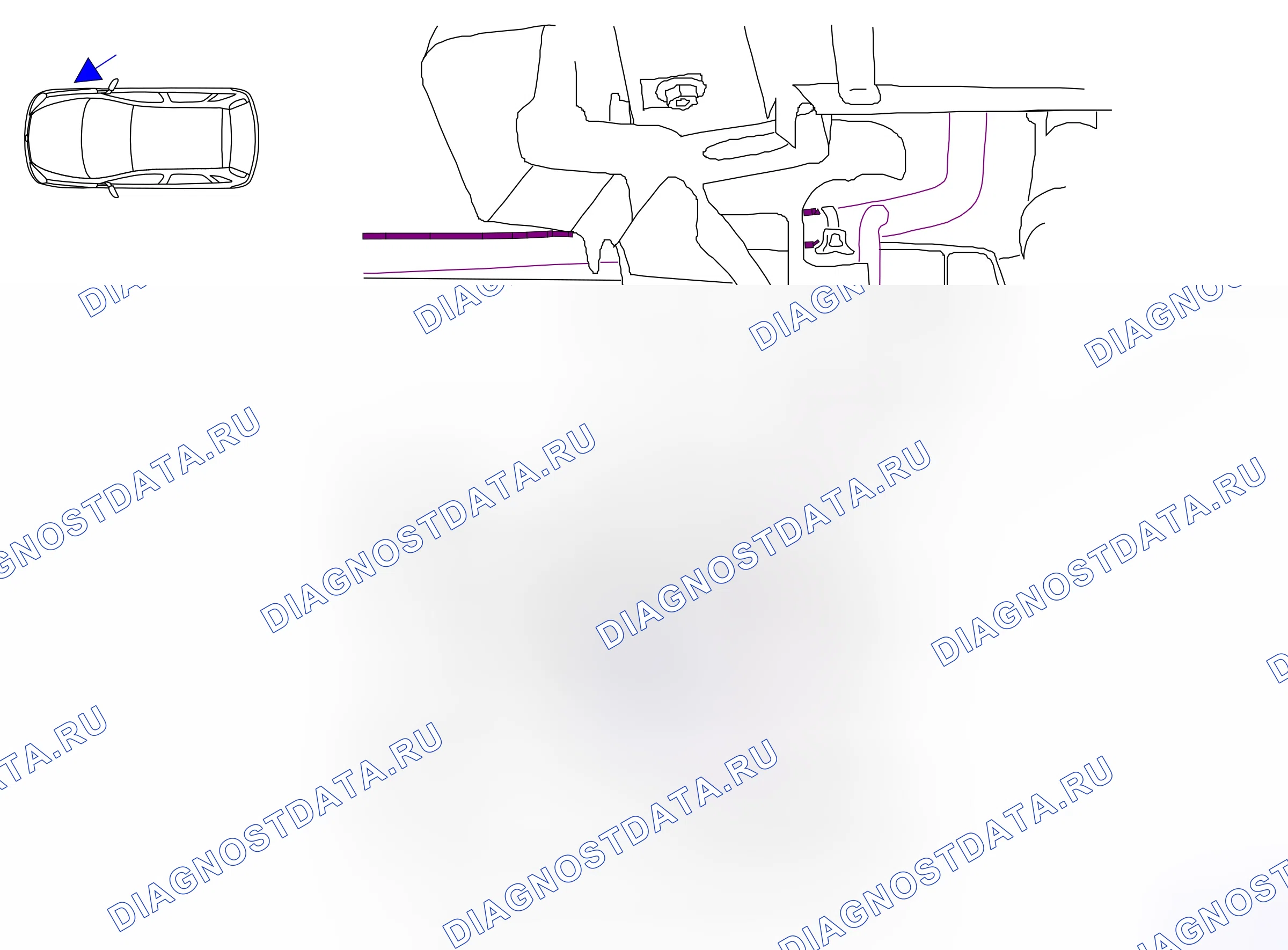 Component locations — Component locations: Engine compartment - Front, right  Engine Z13DT  Engine Z17DTH (P10024) — Component locations: Engine compartment - Front, right  Engine Z13DT  Engine Z17DTH (P10024). Opel Combo C (2002-2011)