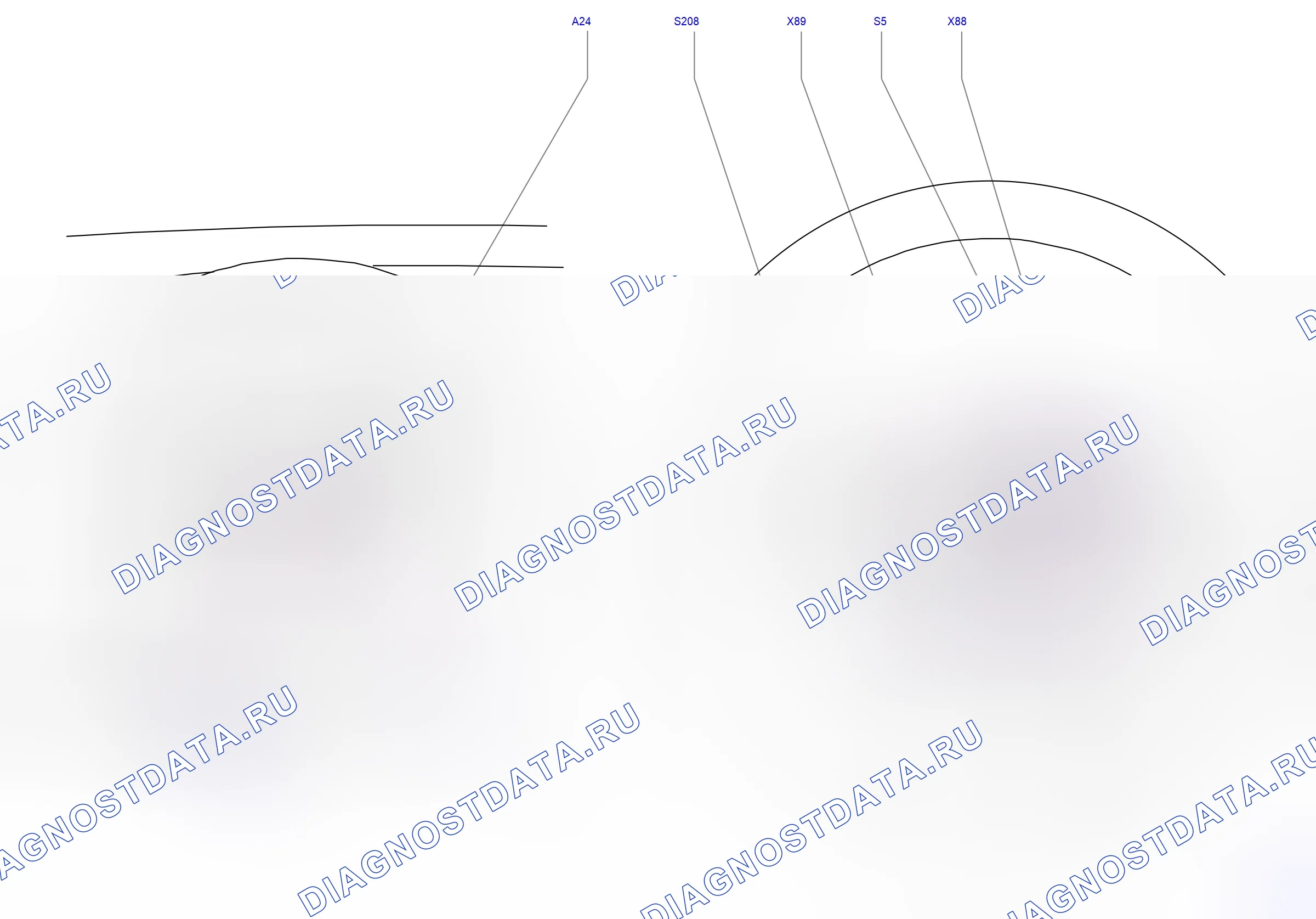 Component locations — Component locations: Passenger compartment - Steering wheel (P6086) — Component locations: Passenger compartment - Steering wheel (P6086). Opel Combo C (2002-2011)