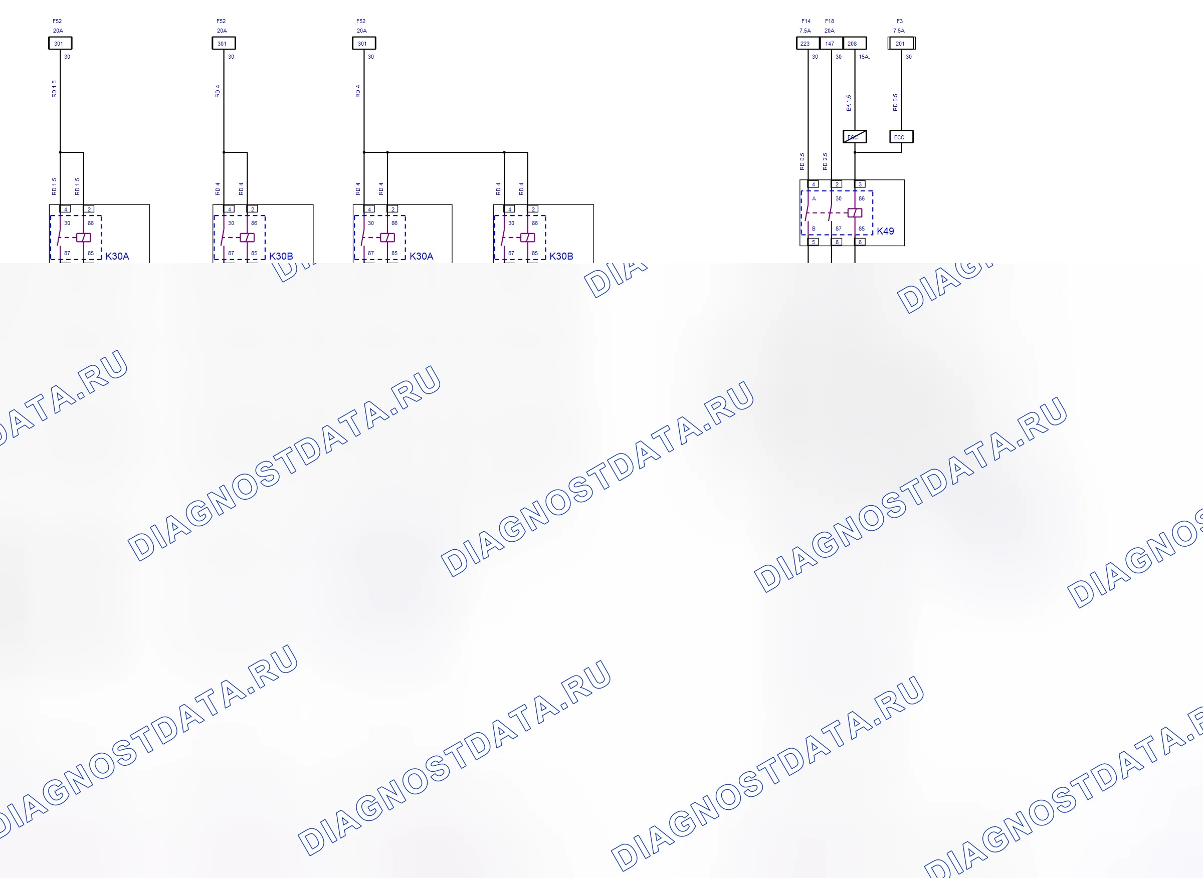 Engine System — Engine Cooling — wiring diagram (2006) — Engine Cooling — wiring diagram (2006). Opel Combo C (2002-2011)