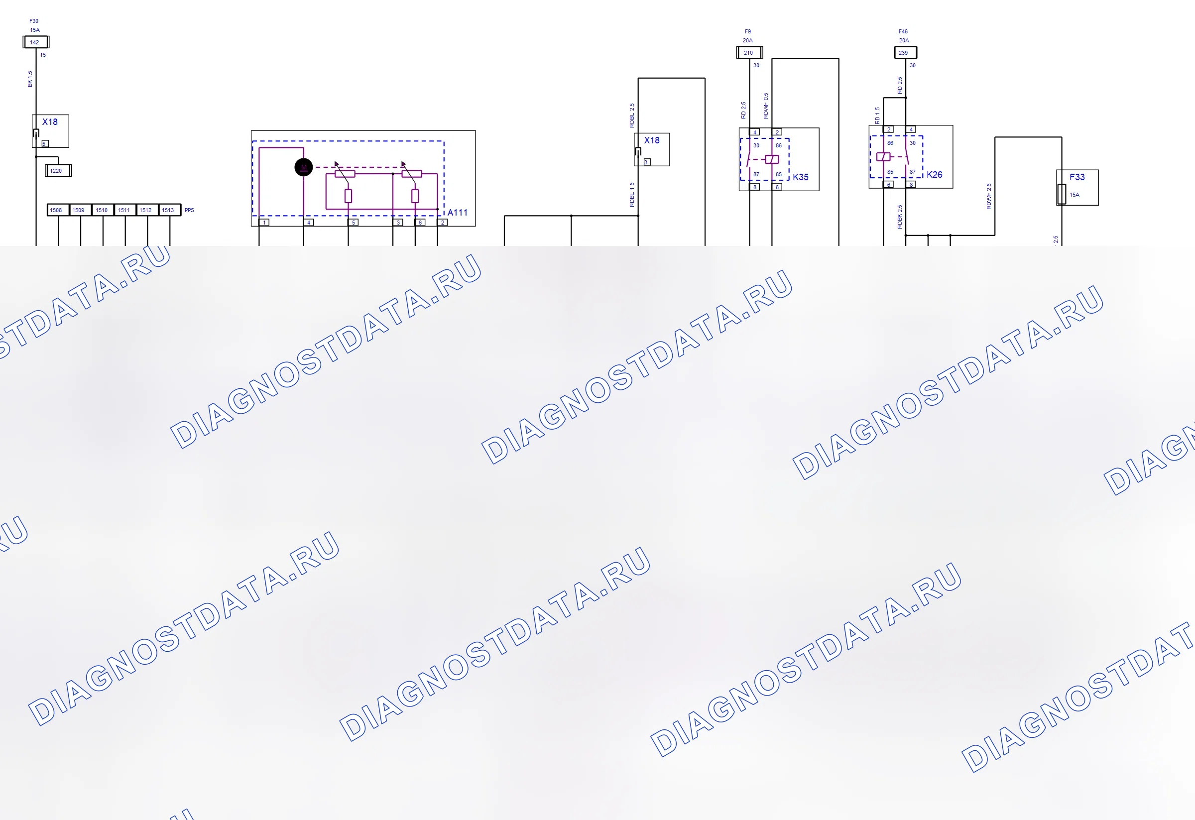 Engine System — Motronic — wiring diagram (2005) — Motronic — wiring diagram (2005), Diagram 1 of 2. Opel Combo C (2002-2011)