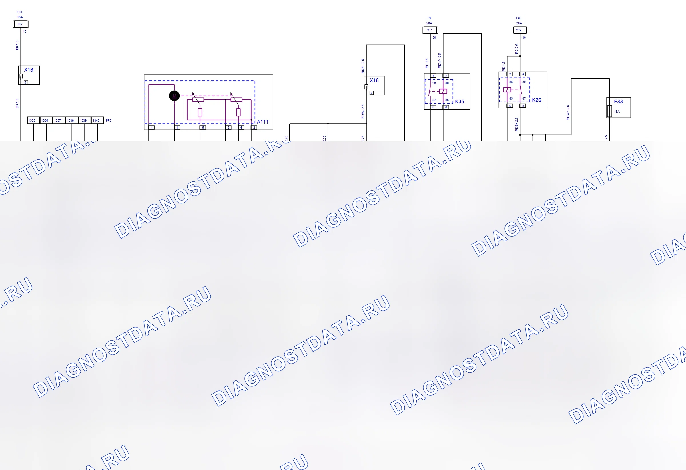 Engine System — Motronic — wiring diagram (2002) — Motronic — wiring diagram (2002), Diagram 1 of 3. Opel Combo C (2002-2011)