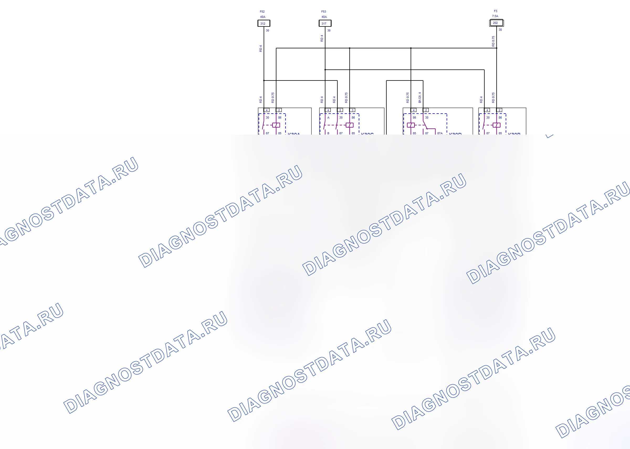 Engine System — Engine Cooling — wiring diagram (Z 13 DT, 2007) — Engine Cooling — wiring diagram (Z 13 DT, 2007). Opel Combo C (2002-2011)