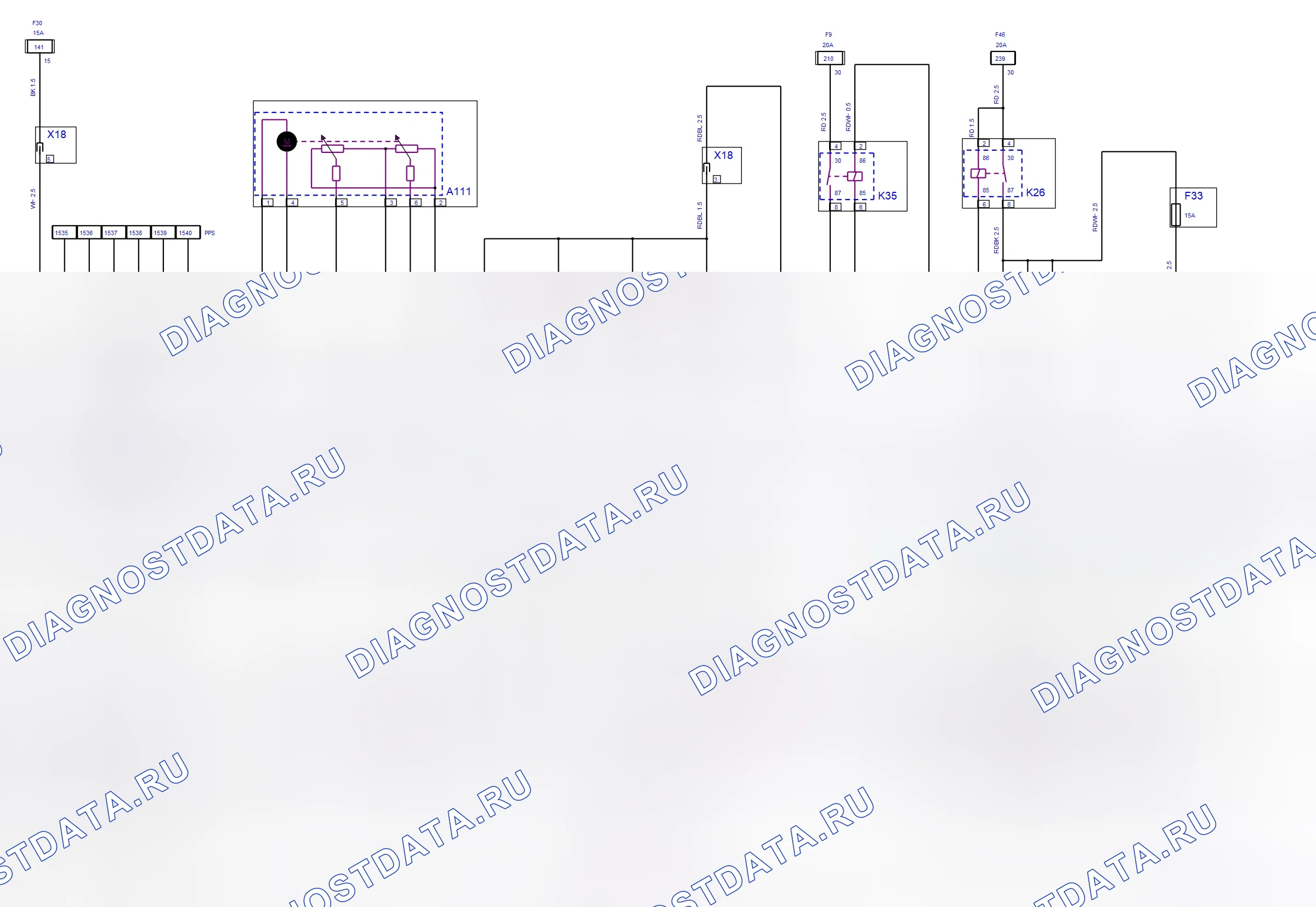 Engine System — Motronic — wiring diagram (2004) — Motronic — wiring diagram (2004), Diagram 4 of 5. Opel Combo C (2002-2011)