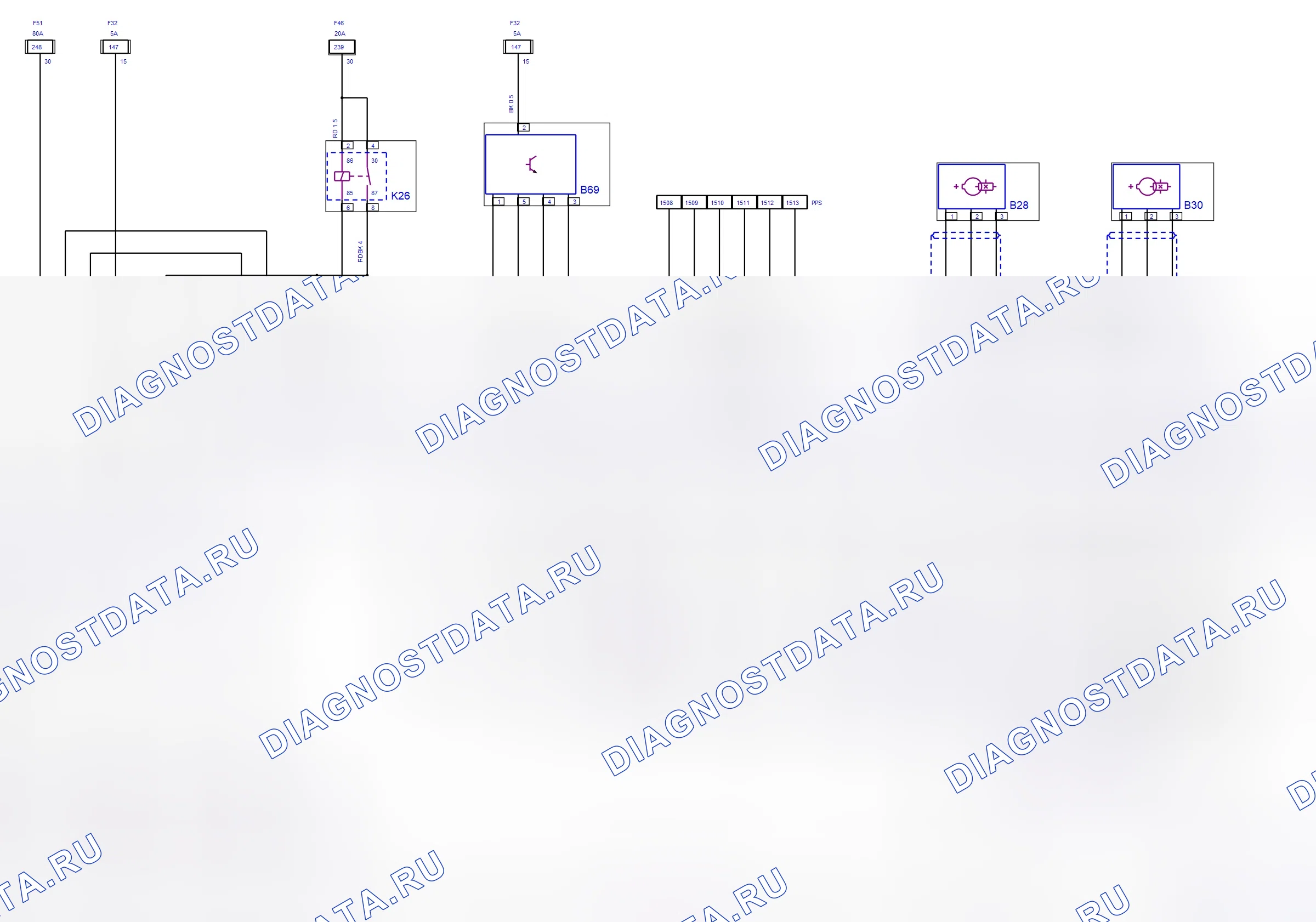 Engine System — Diesel — wiring diagram (Z 17 DTH, 2006) — Diesel — wiring diagram (Z 17 DTH, 2006), Diagram 1 of 2. Opel Combo C (2002-2011)