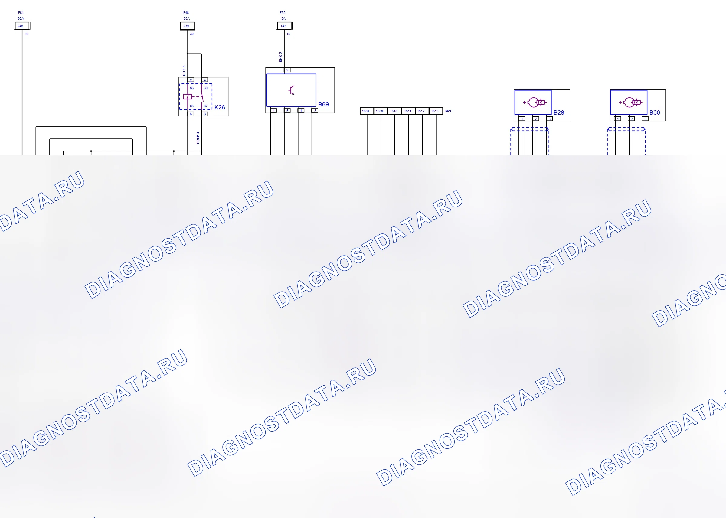 Engine System — Diesel — wiring diagram (Z 17 DTH, 2005) — Diesel — wiring diagram (Z 17 DTH, 2005), Diagram 1 of 2. Opel Combo C (2002-2011)