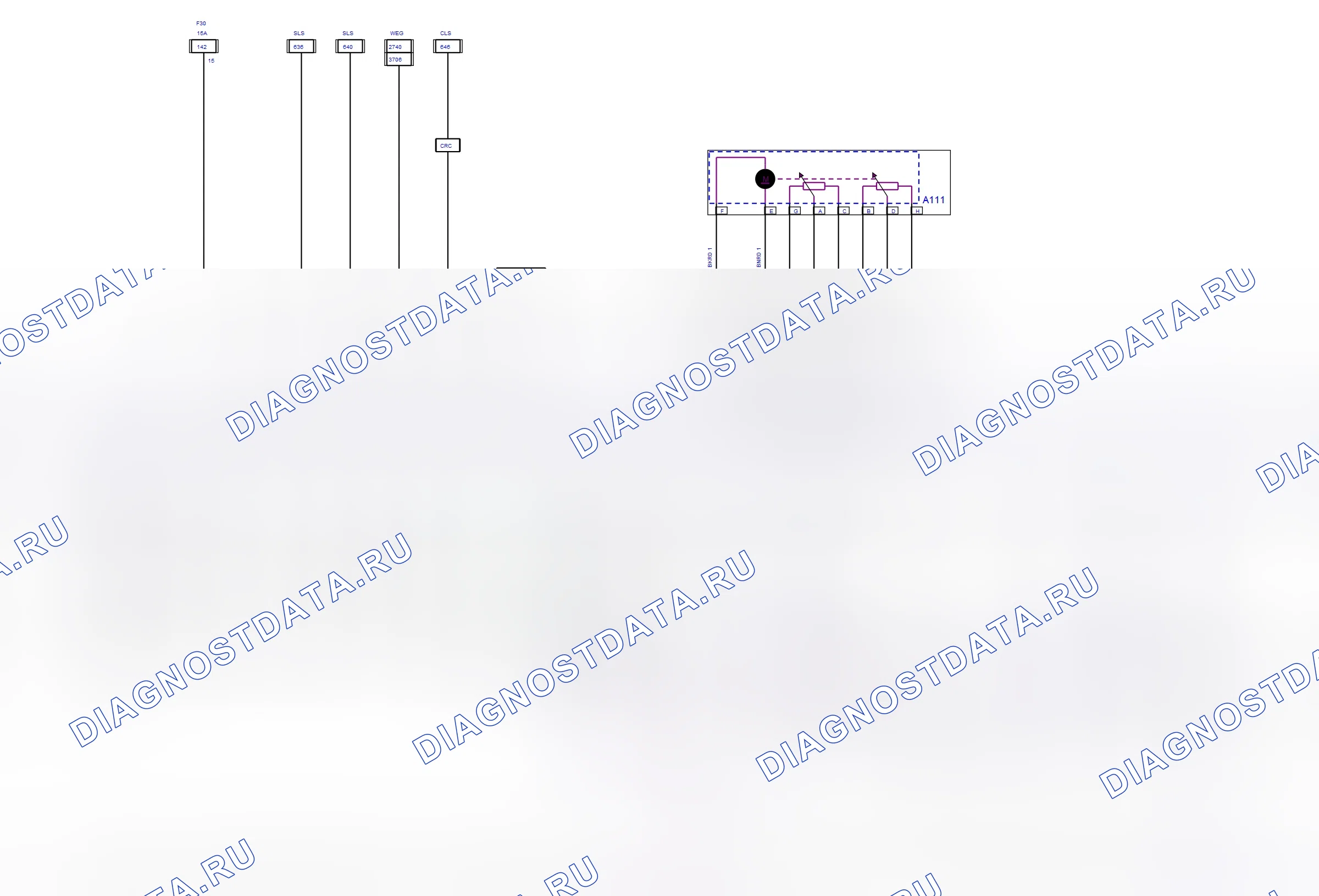 Engine System — Multec — wiring diagram (Z 16 YNG, 2005) — Multec — wiring diagram (Z 16 YNG, 2005), Diagram 2 of 3. Opel Combo C (2002-2011)