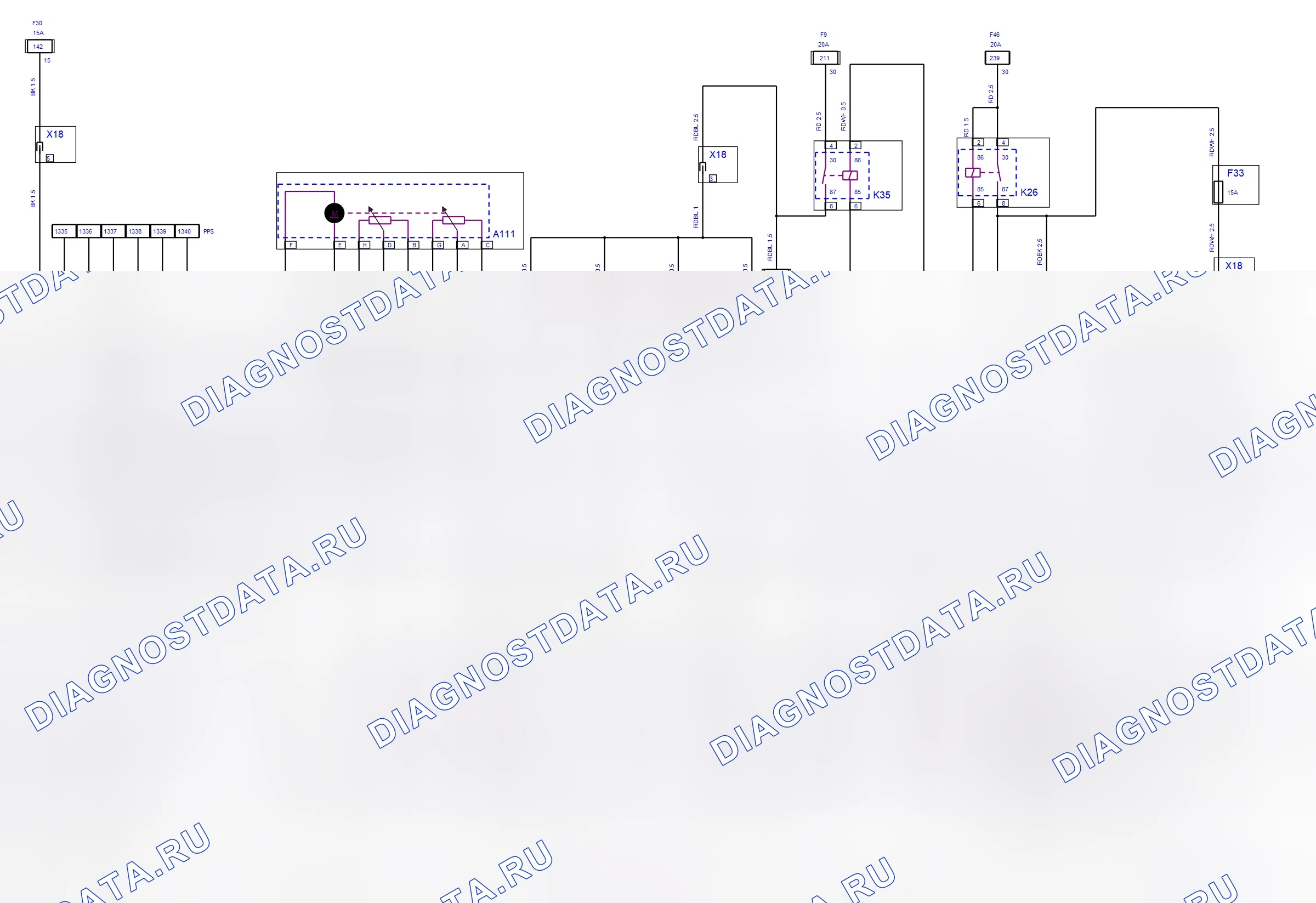 Engine System — Multec — wiring diagram (2003) — Multec — wiring diagram (2003), Diagram 1 of 2. Opel Combo C (2002-2011)