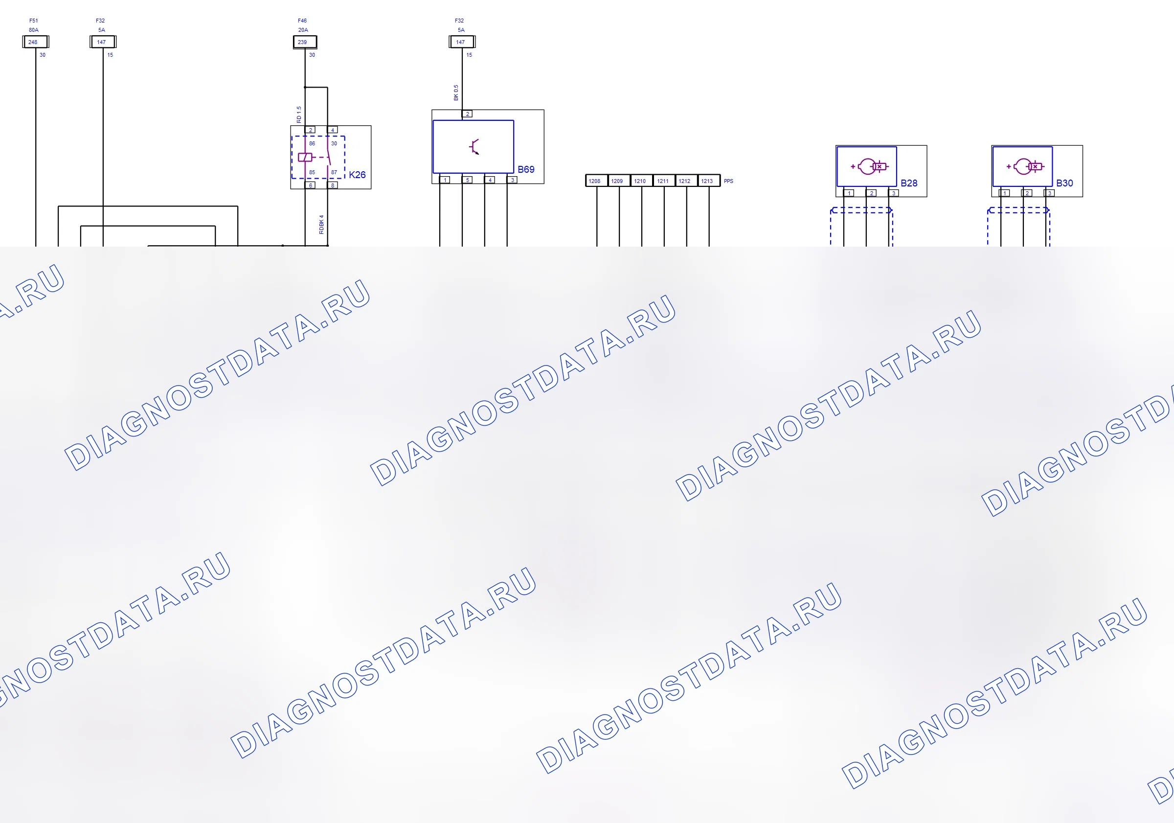 Engine System — Diesel — wiring diagram (Z 17 DTH, 2007) — Diesel — wiring diagram (Z 17 DTH, 2007), Diagram 1 of 2. Opel Combo C (2002-2011)