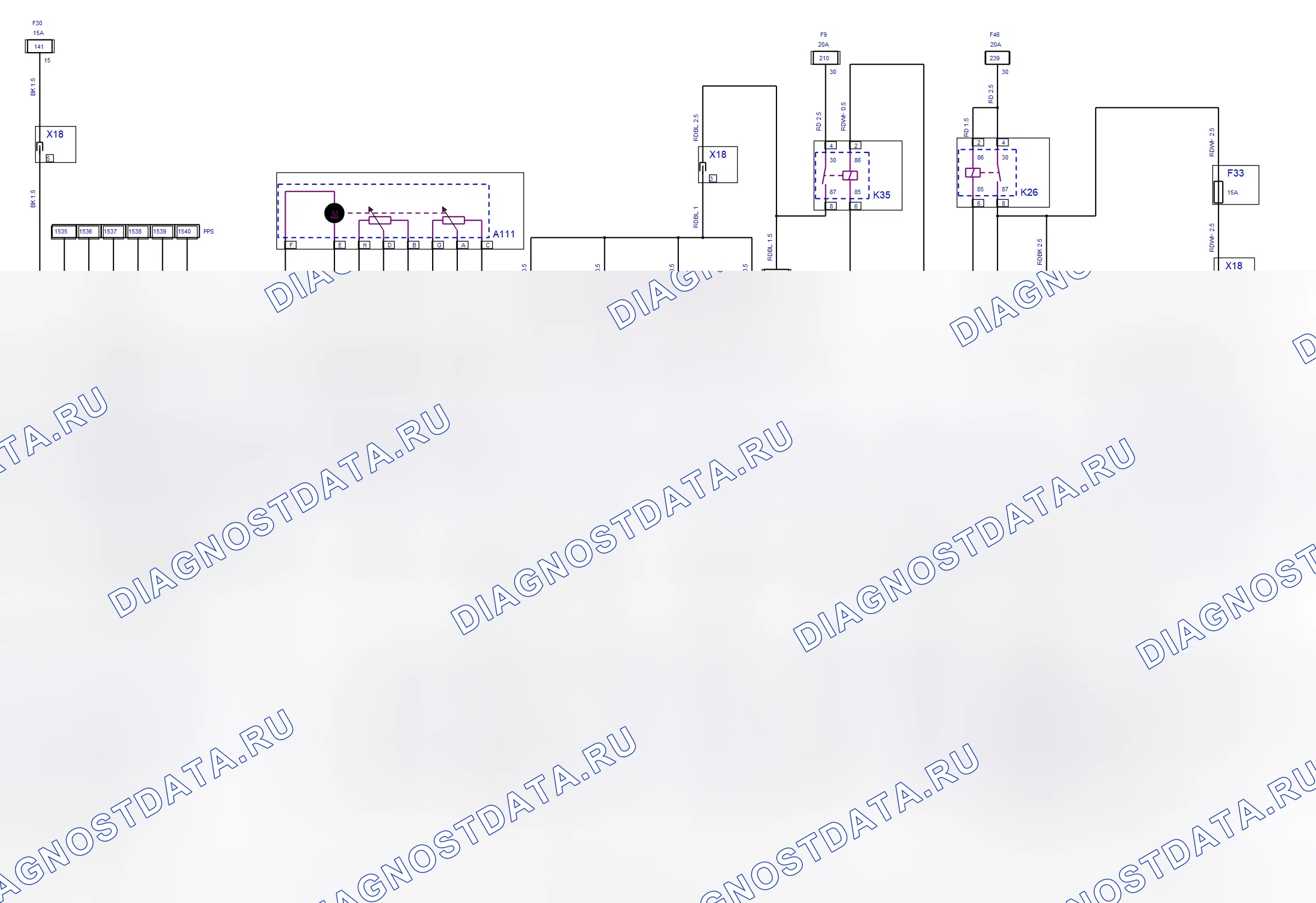 Engine System — Multec — wiring diagram (2004) — Multec — wiring diagram (2004), Diagram 1 of 2. Opel Combo C (2002-2011)